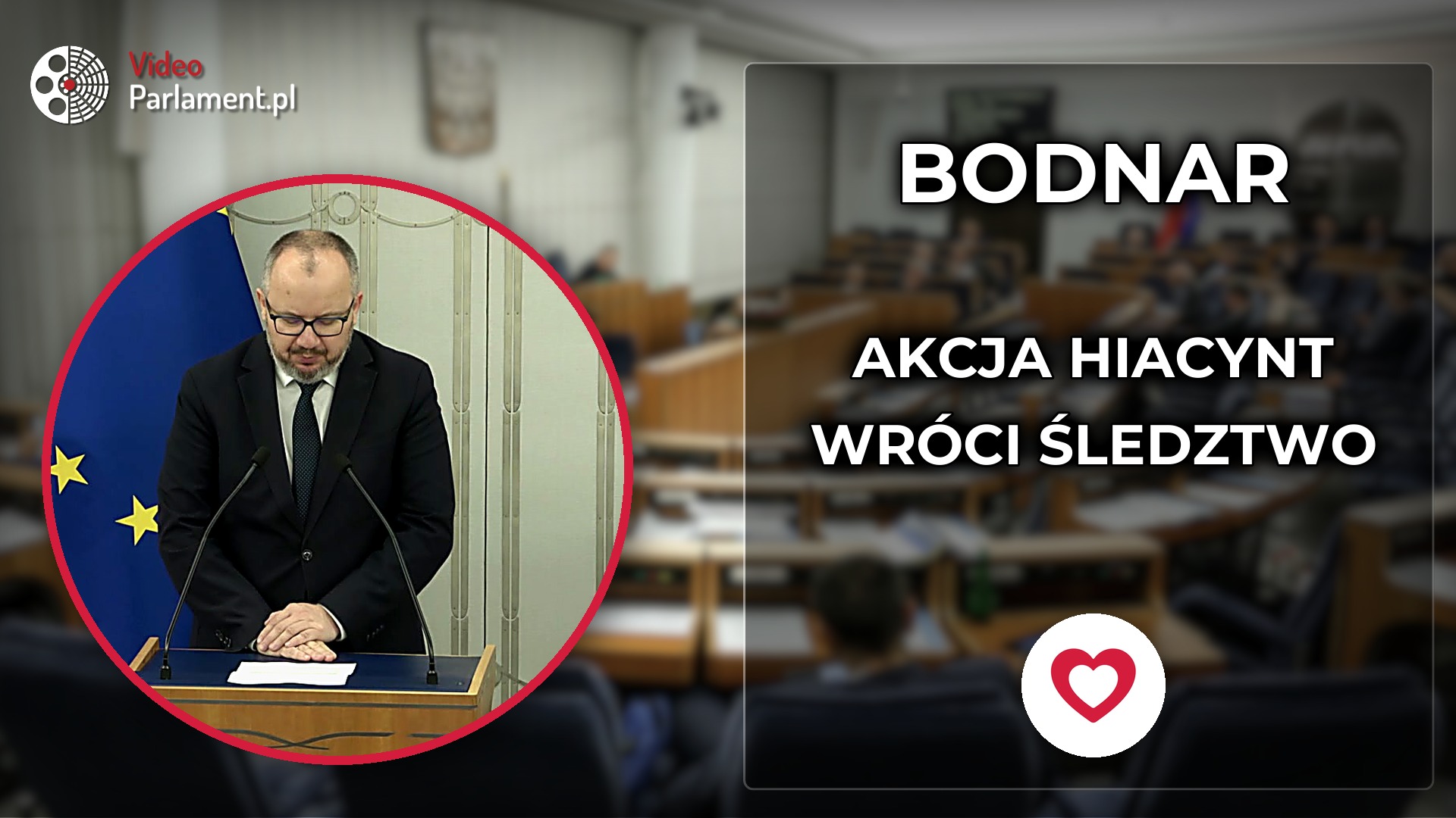 Adam Bodnar apeluje o powrót do śledztwa w sprawie akcji Hiacynt