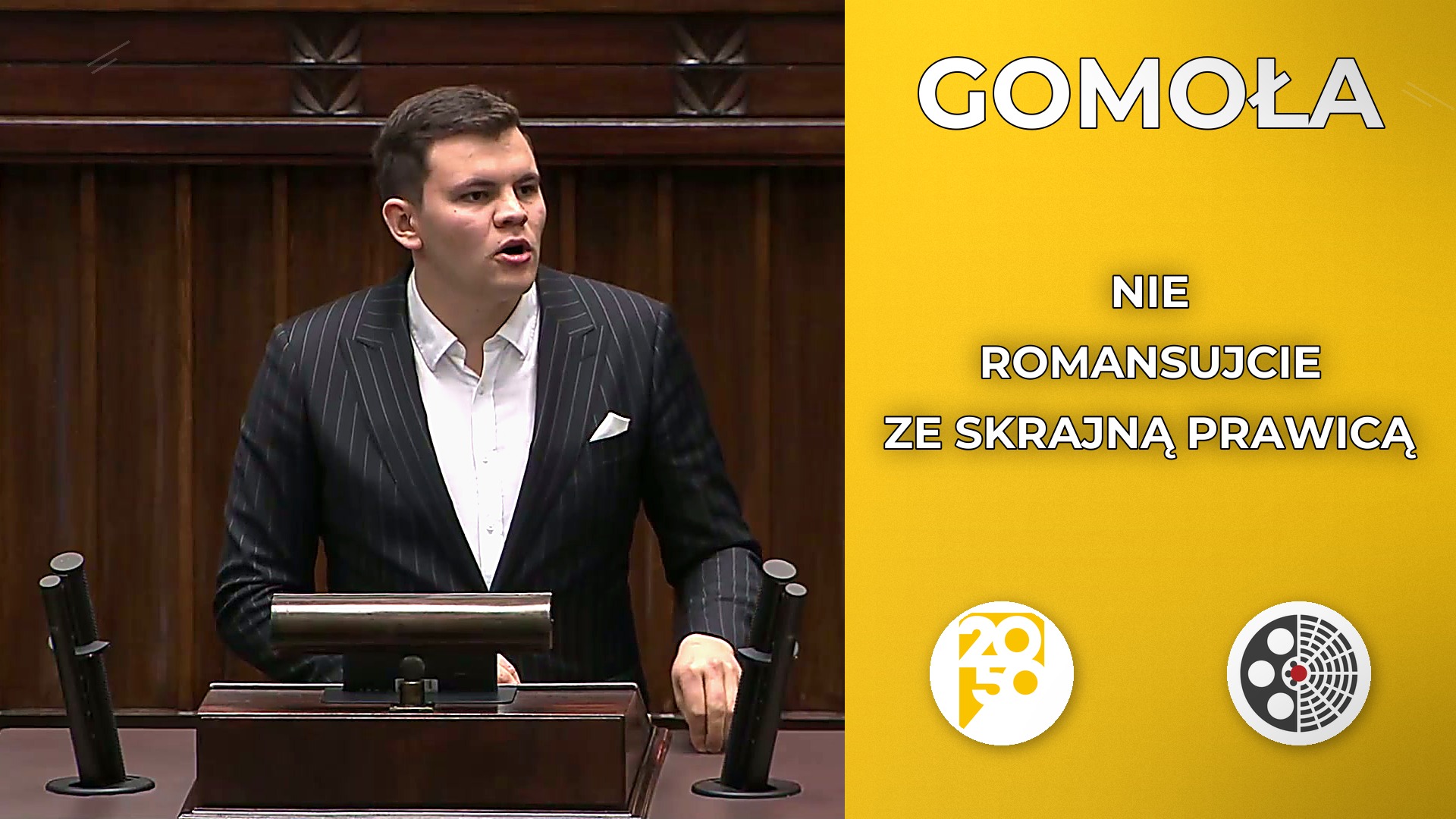 Adam Gomoła - Apel: nie romansujcie ze skrajną prawicą