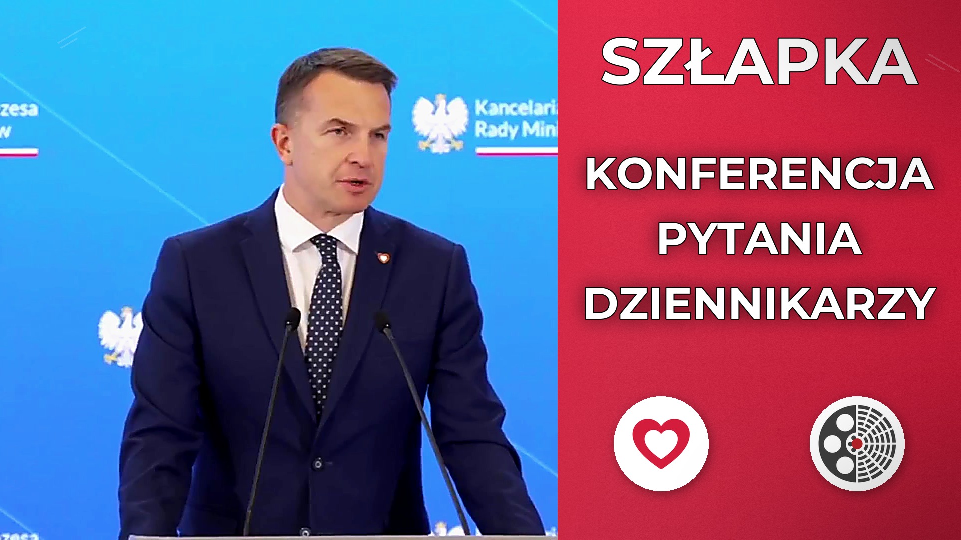 Konferencja prasowa Rzecznika Rządu Adama Szłapki