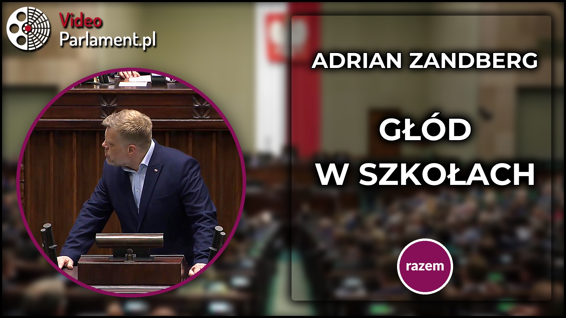 Adrian Zandberg: Ukryty głód w szkołach to hańba Polski