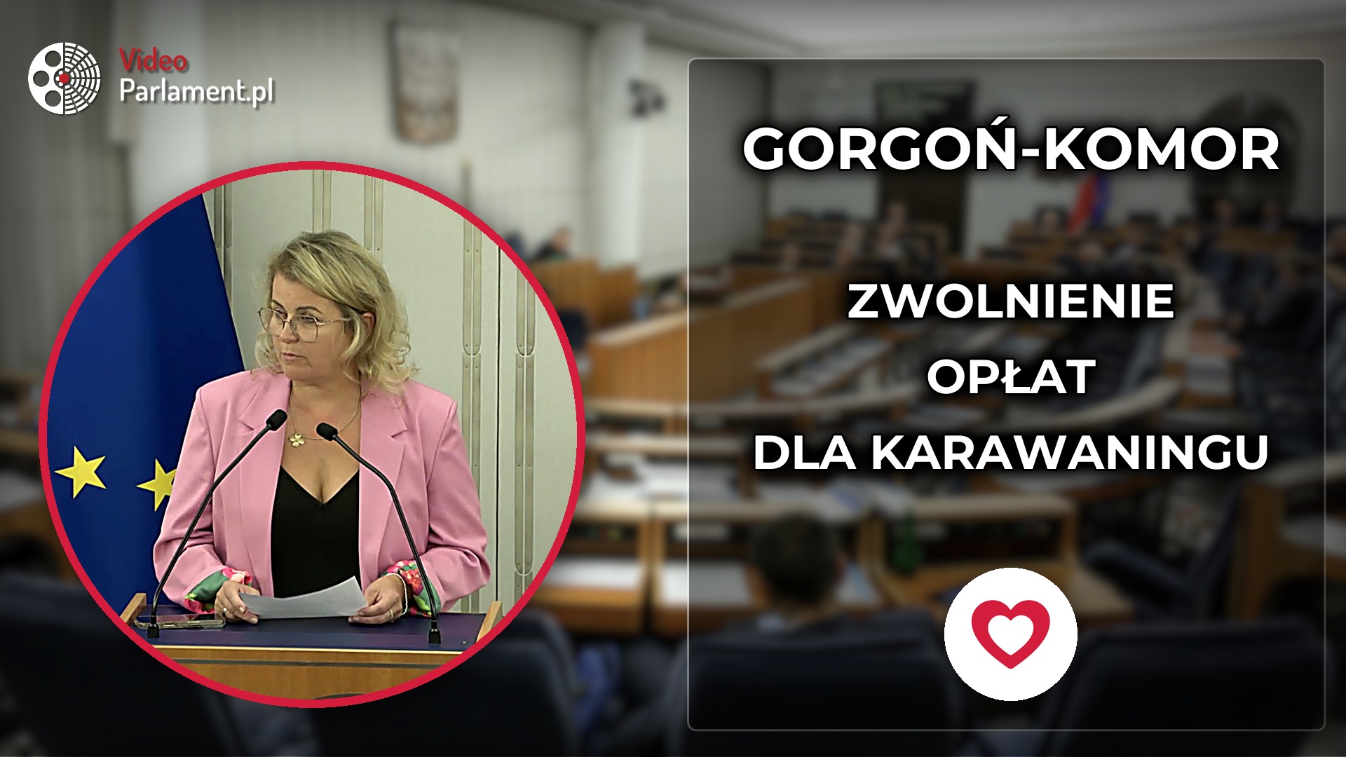 Agnieszka Gorgoń-Komor - Zwolnienie opłat dla karawaningu