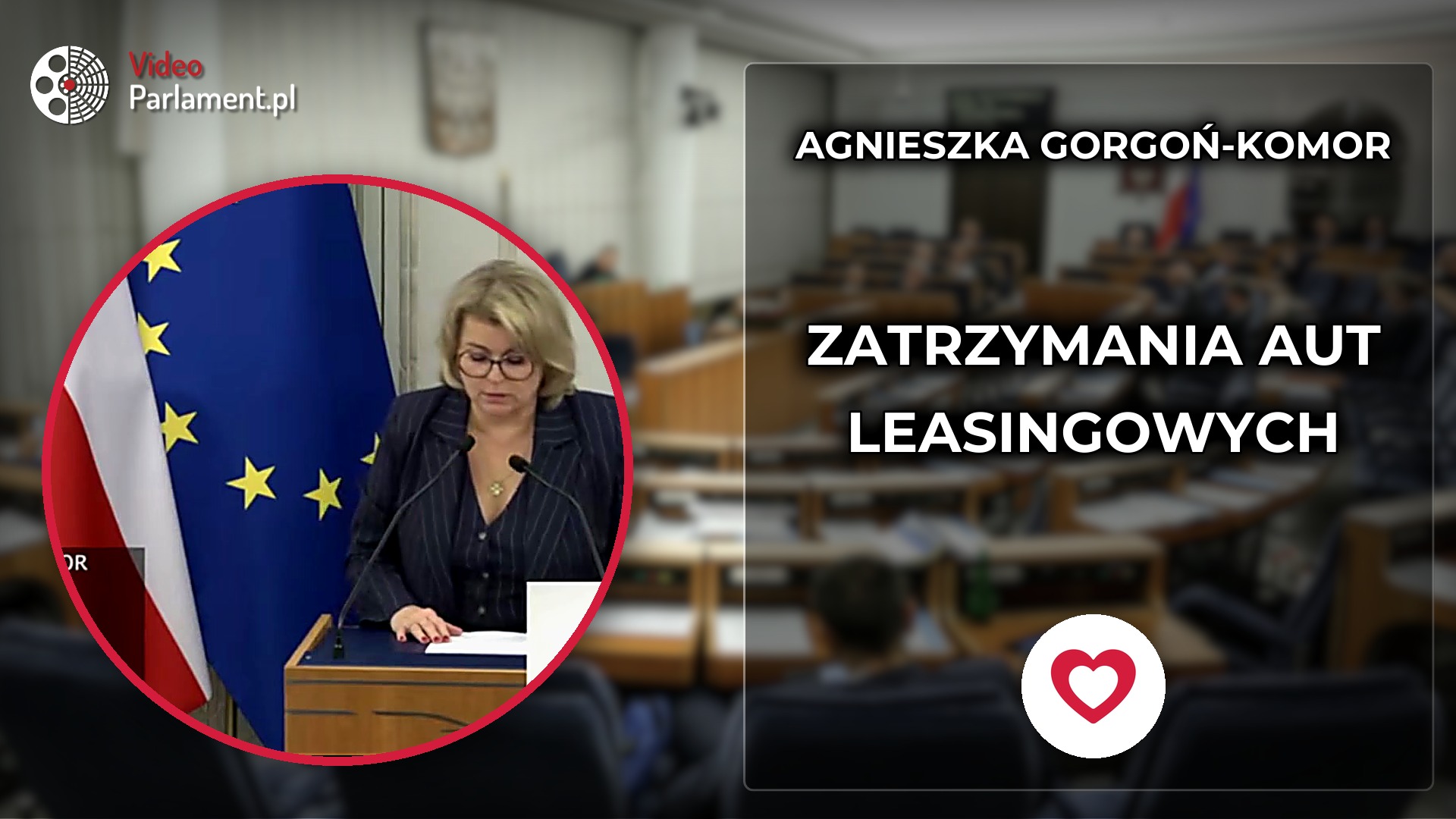Agnieszka Gorgoń-Komor pyta o zatrzymania polskich aut w Czechach