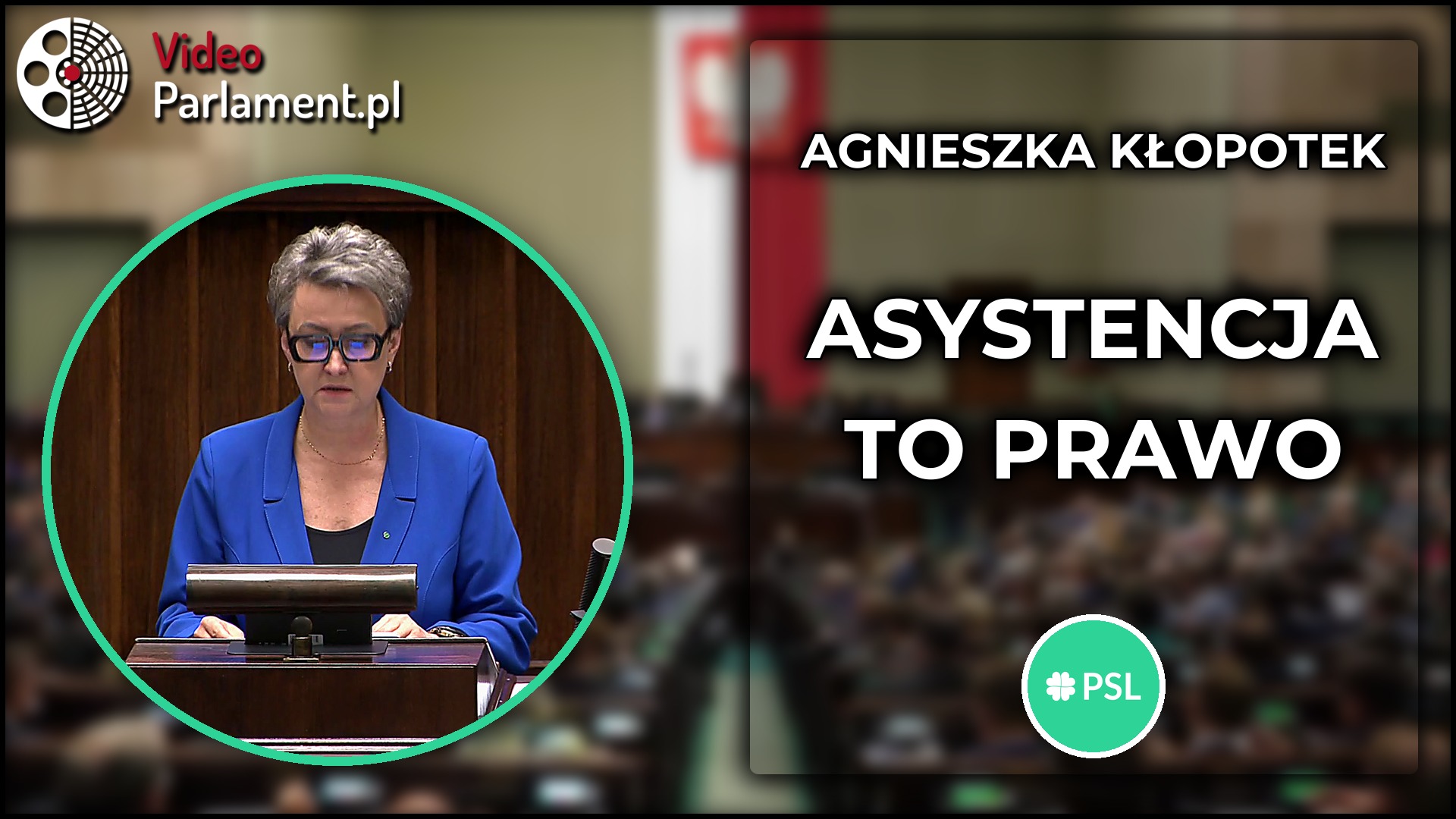 Agnieszka Kłopotek o prawie do osobistej asystencji