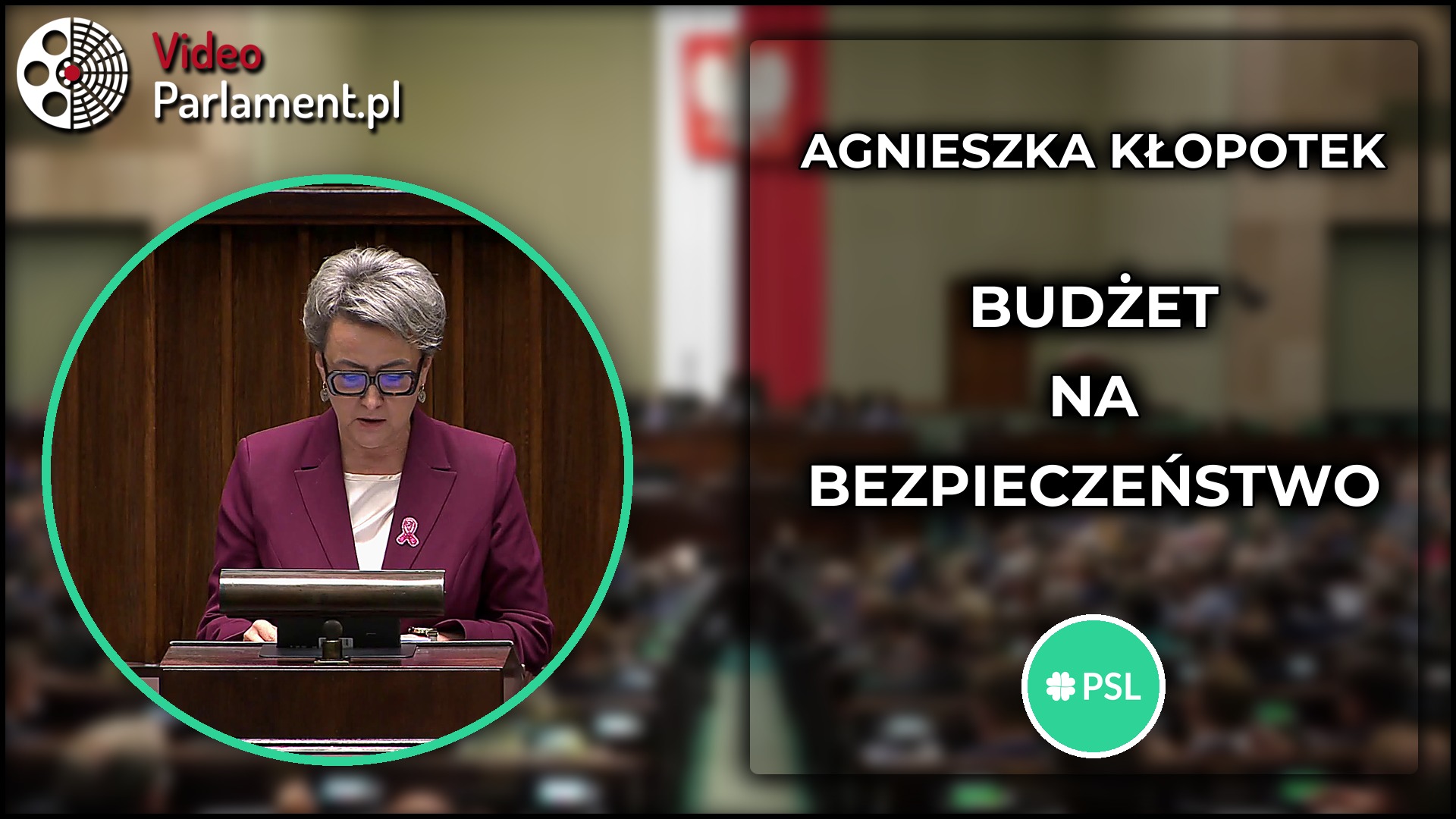 Agnieszka Kłopotek o budżecie 2027: bezpieczeństwo i weto prezydenta