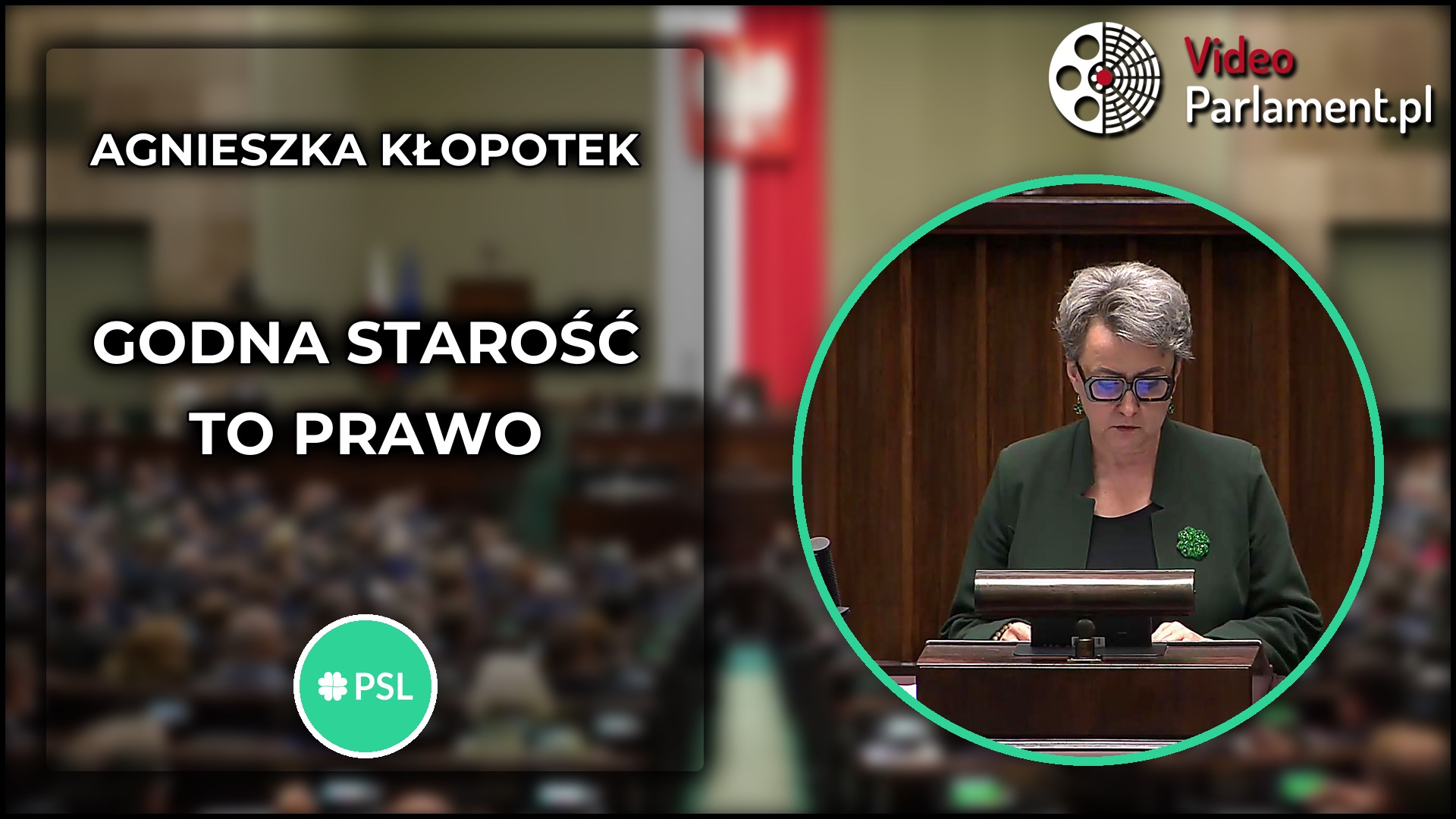 Agnieszka Kłopotek: PSL popiera ustawę o opiece długoterminowej