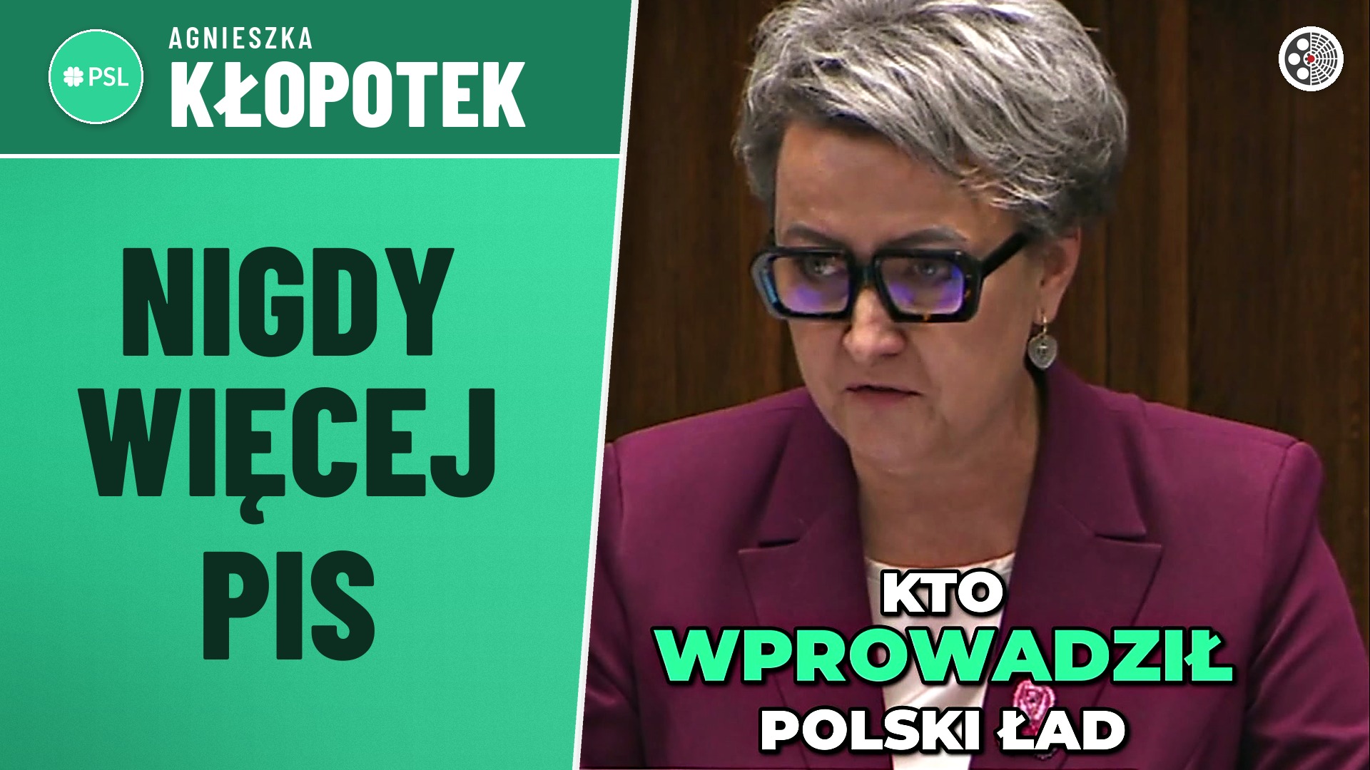 Agnieszka Kłopotek: „Nigdy więcej PiS”