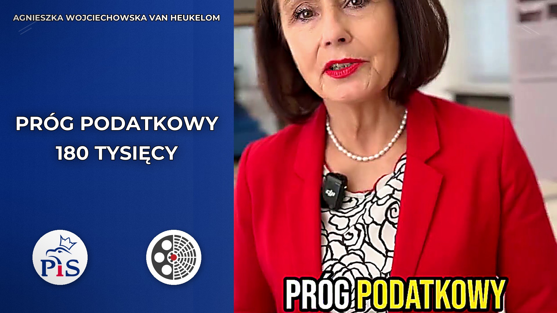 Agnieszka Wojciechowska van Heukelom o progu 180 tys. zł