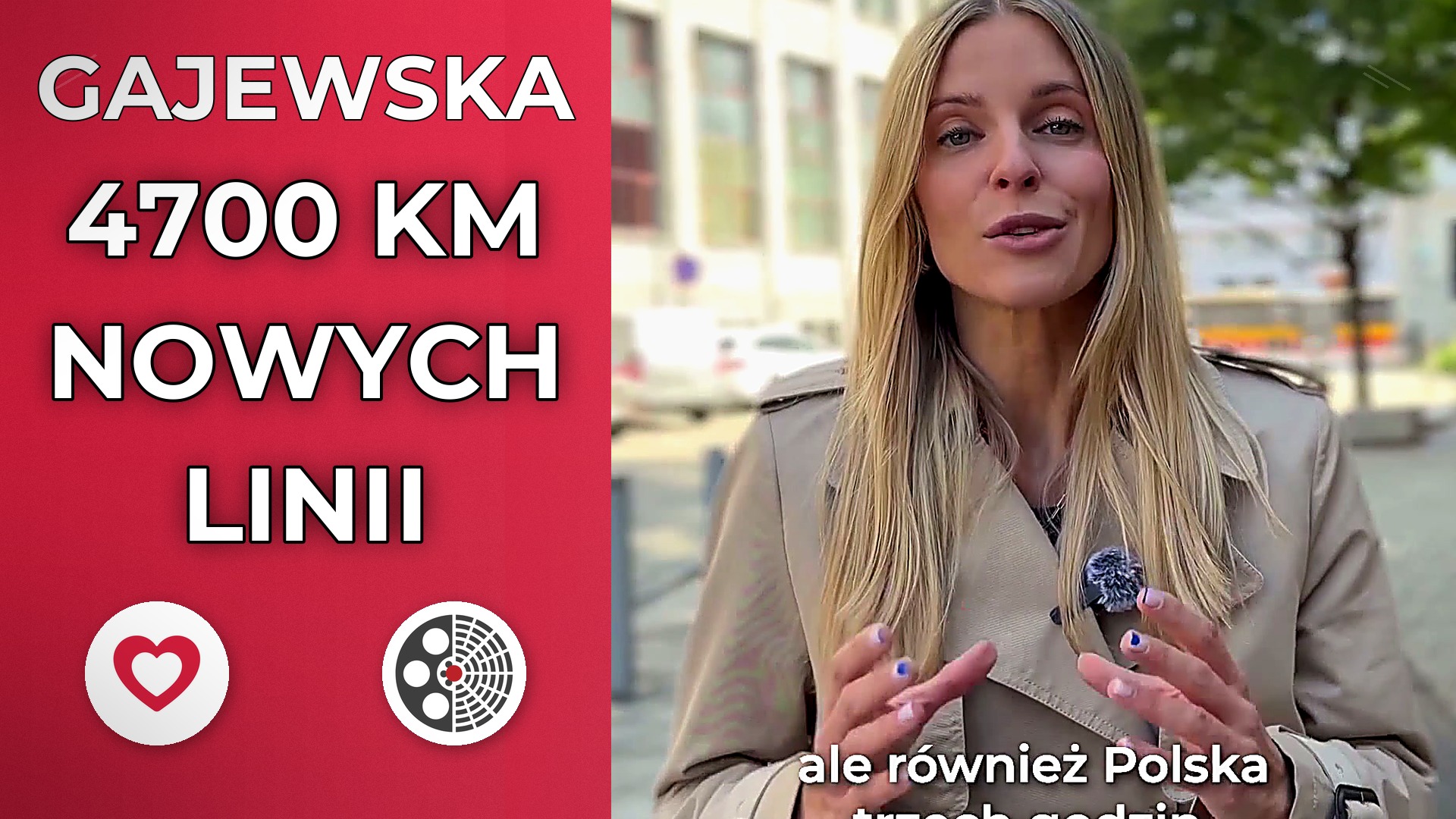 Aleksandra Gajewska zapowiada 4700 km nowych linii kolejowych