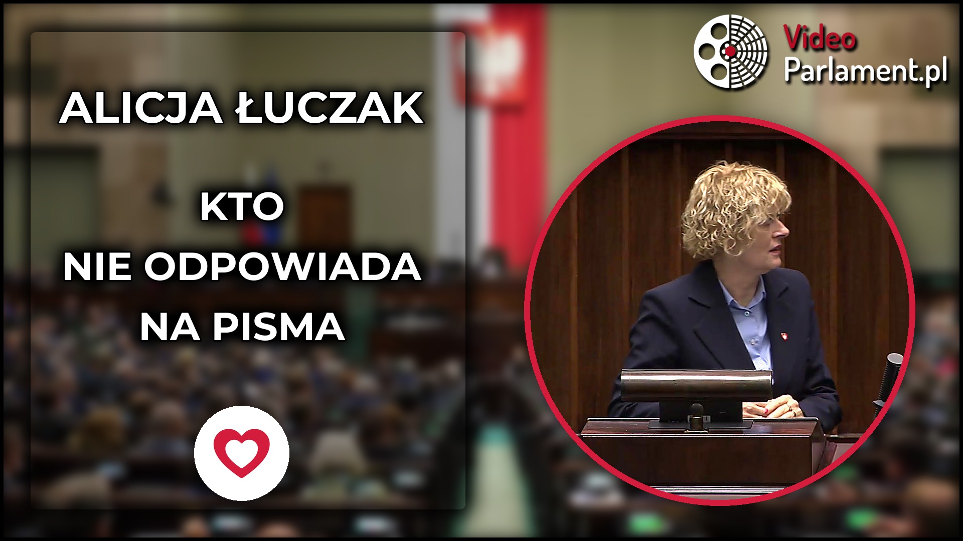 Alicja Łuczak pyta o brak odpowiedzi instytucji