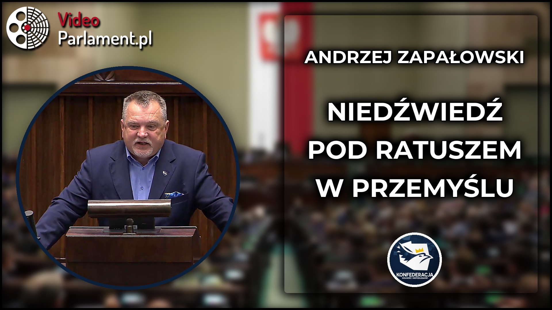 Andrzej Zapałowski alarmuje o niedźwiedziach w Przemyślu