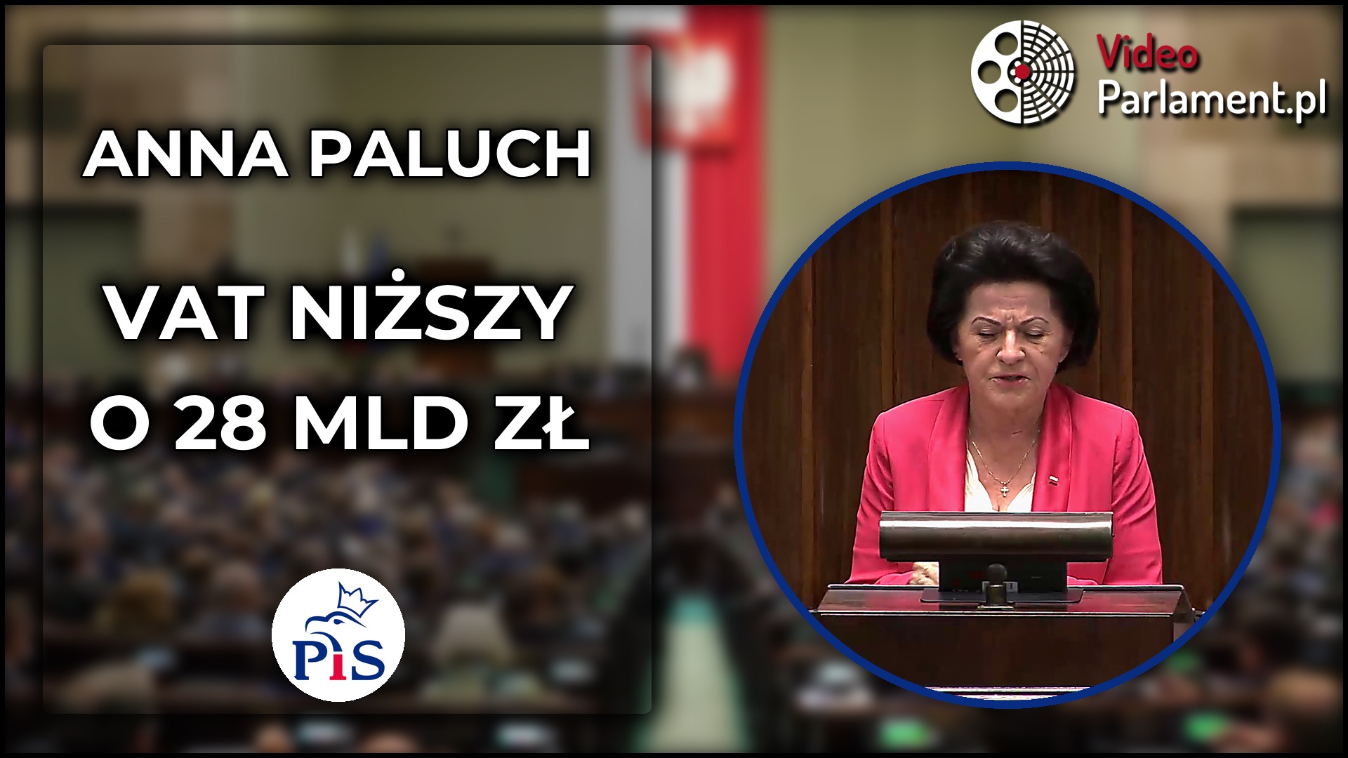 Anna Paluch pyta o skuteczność poboru podatku VAT