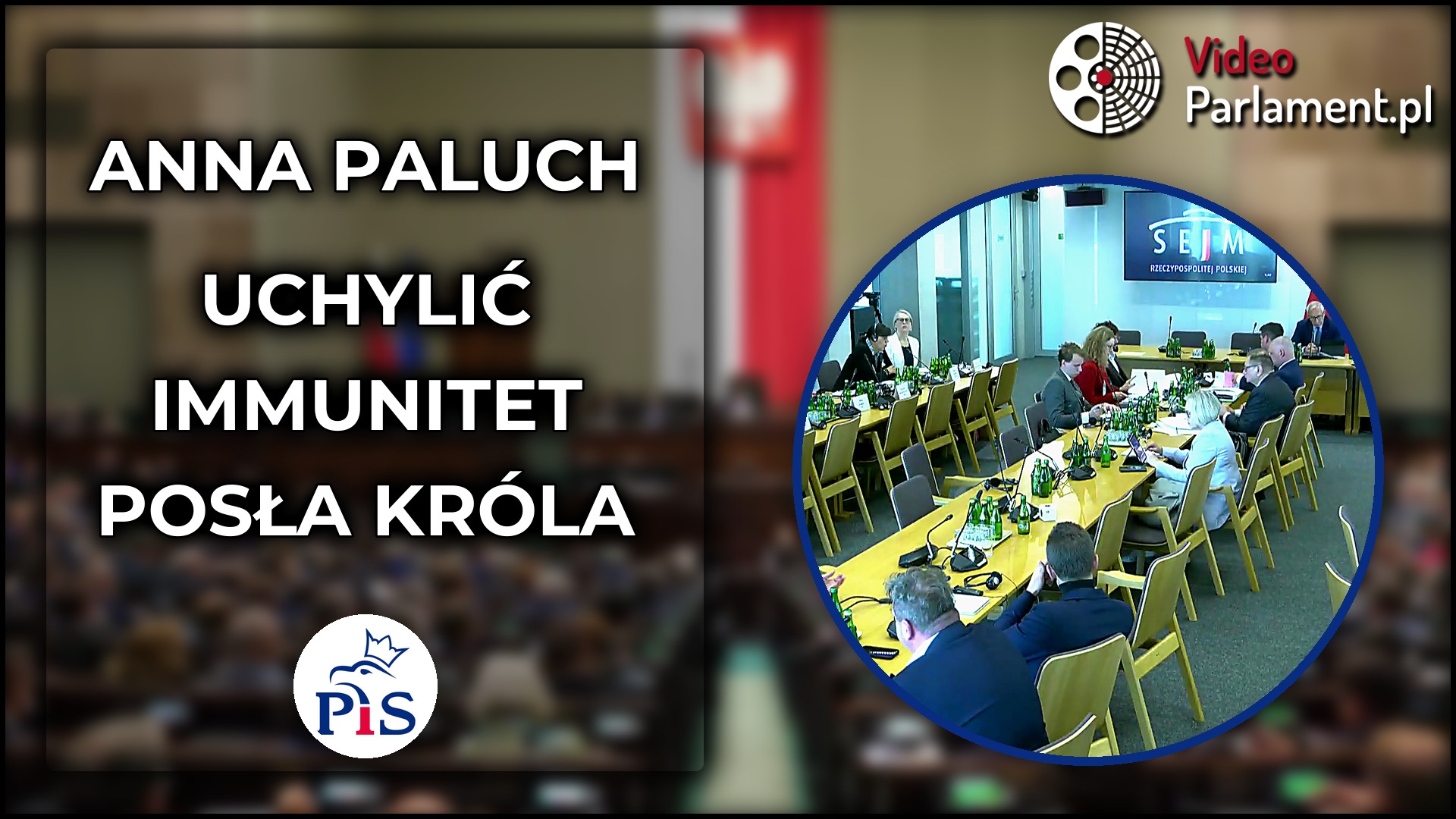 Anna Paluch chce uchylenia immunitetu posła Króla