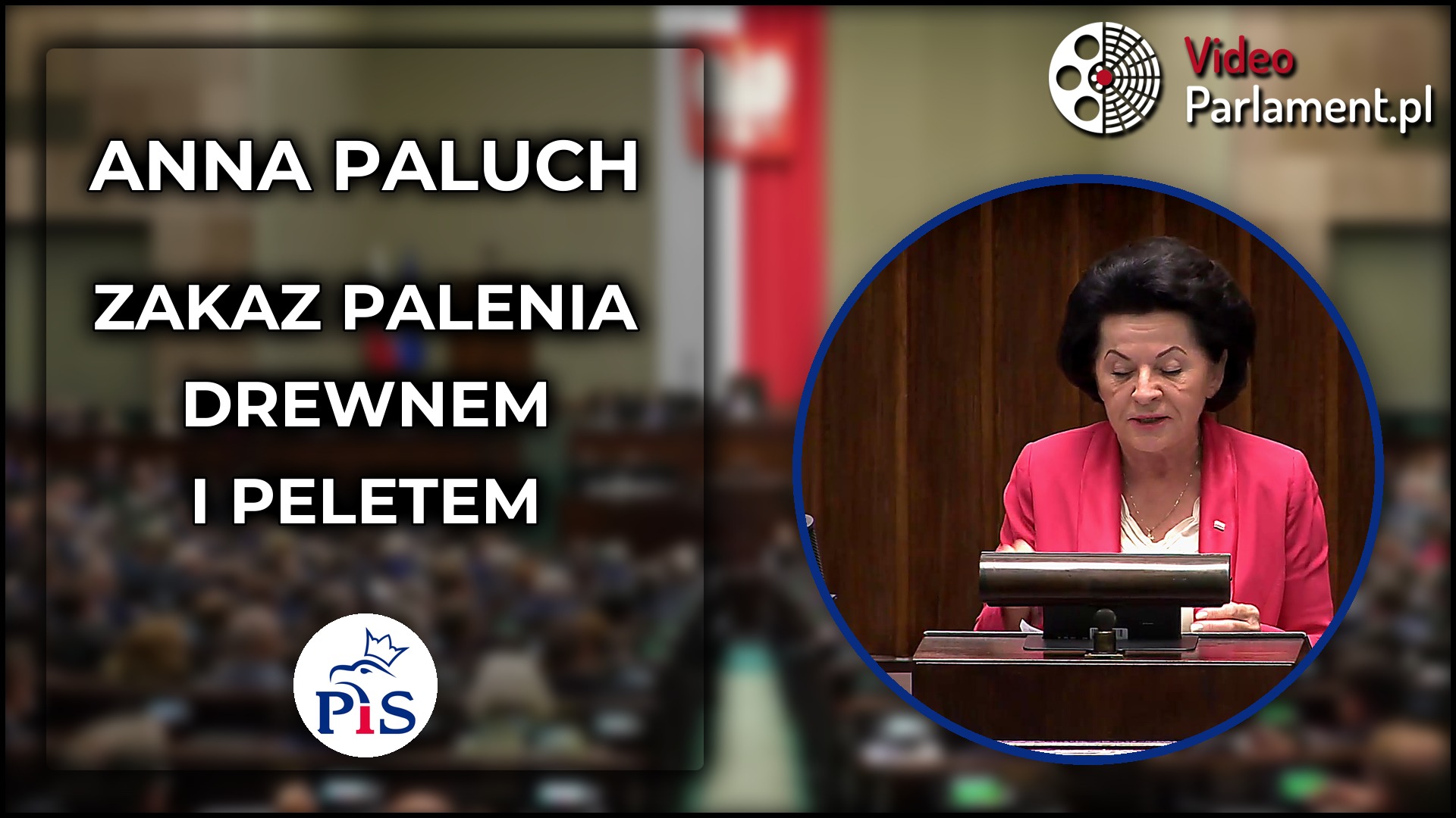 Anna Paluch pyta o zakaz palenia drewnem i peletem