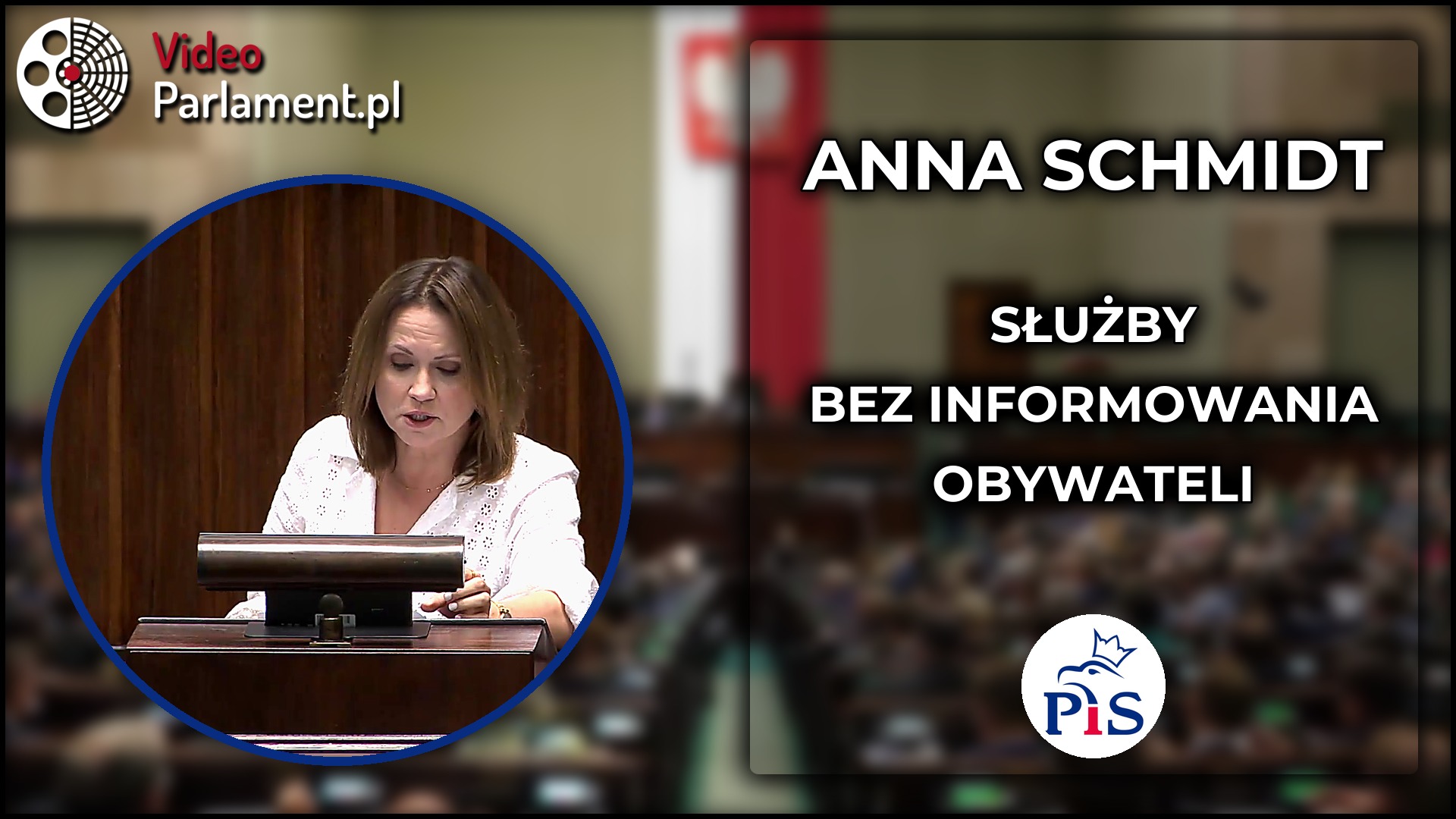 Anna Schmidt pyta o prawa osób objętych kontrolą operacyjną