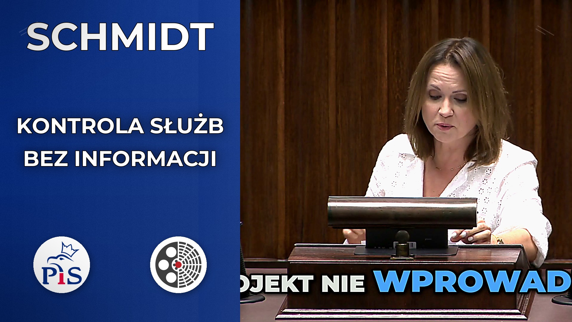Anna Schmidt pyta o prawa osób objętych kontrolą służb