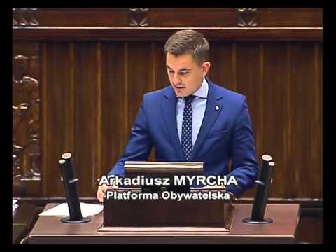 Arkadiusz Myrcha domaga się zwrotu projektu ustawy