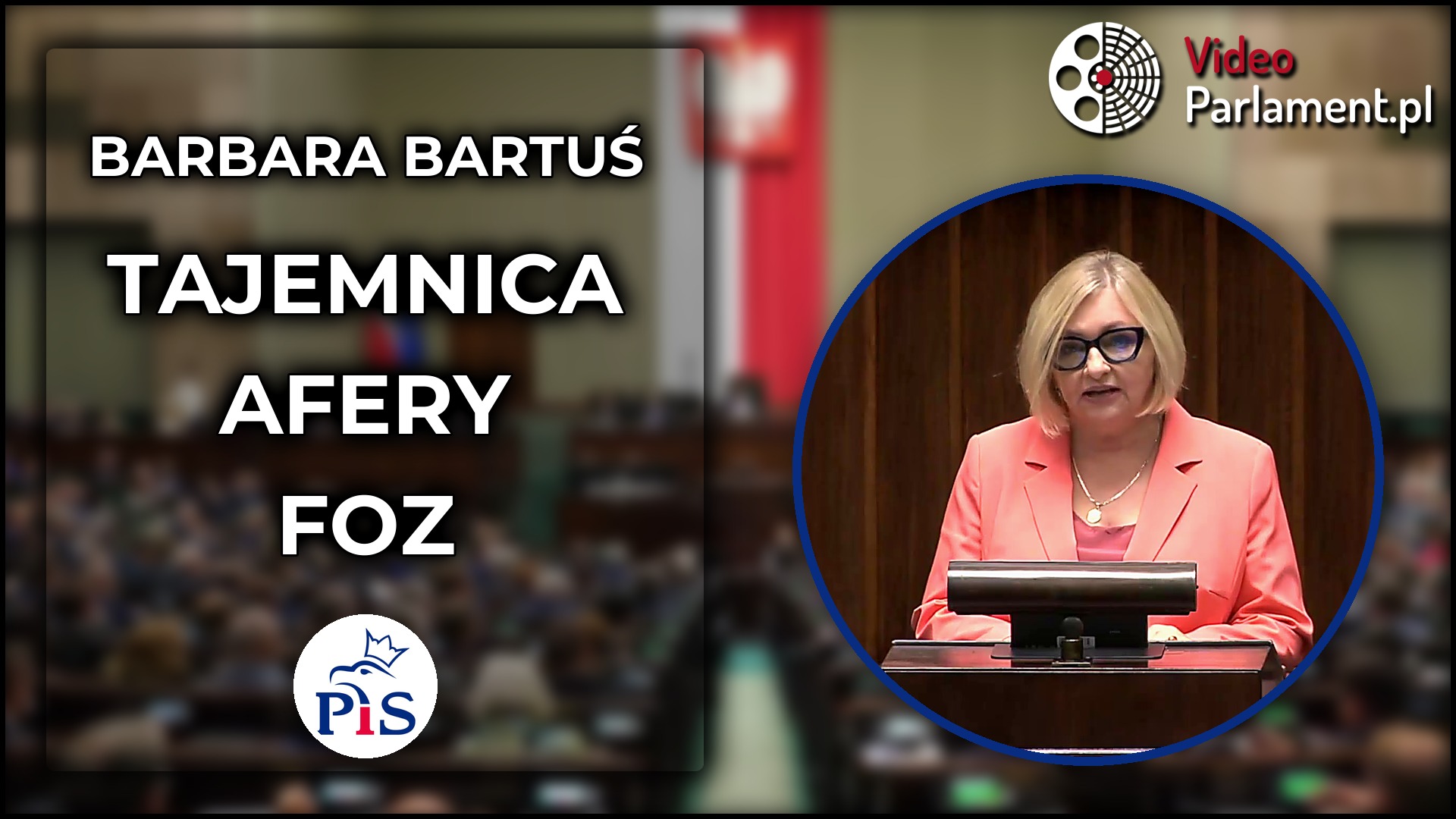 Barbara Bartuś przypomina o śmierci Waleriana Pańki i aferze FOZ