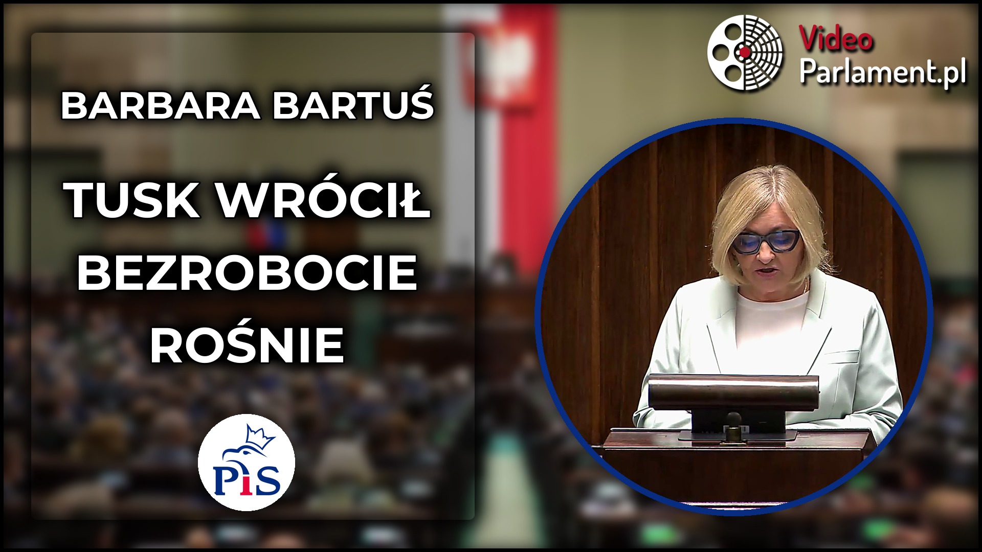 Barbara Bartuś: „Wrócił Tusk, bezrobocie rośnie”