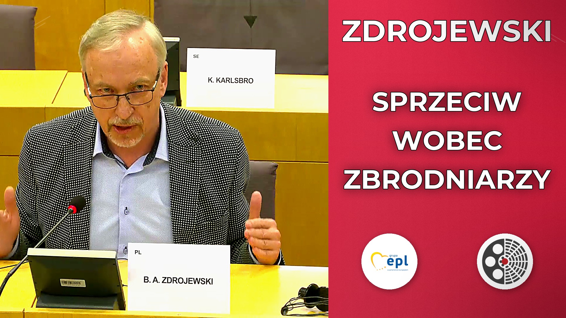 Bogdan Zdrojewski: Sprzeciw wobec patrona