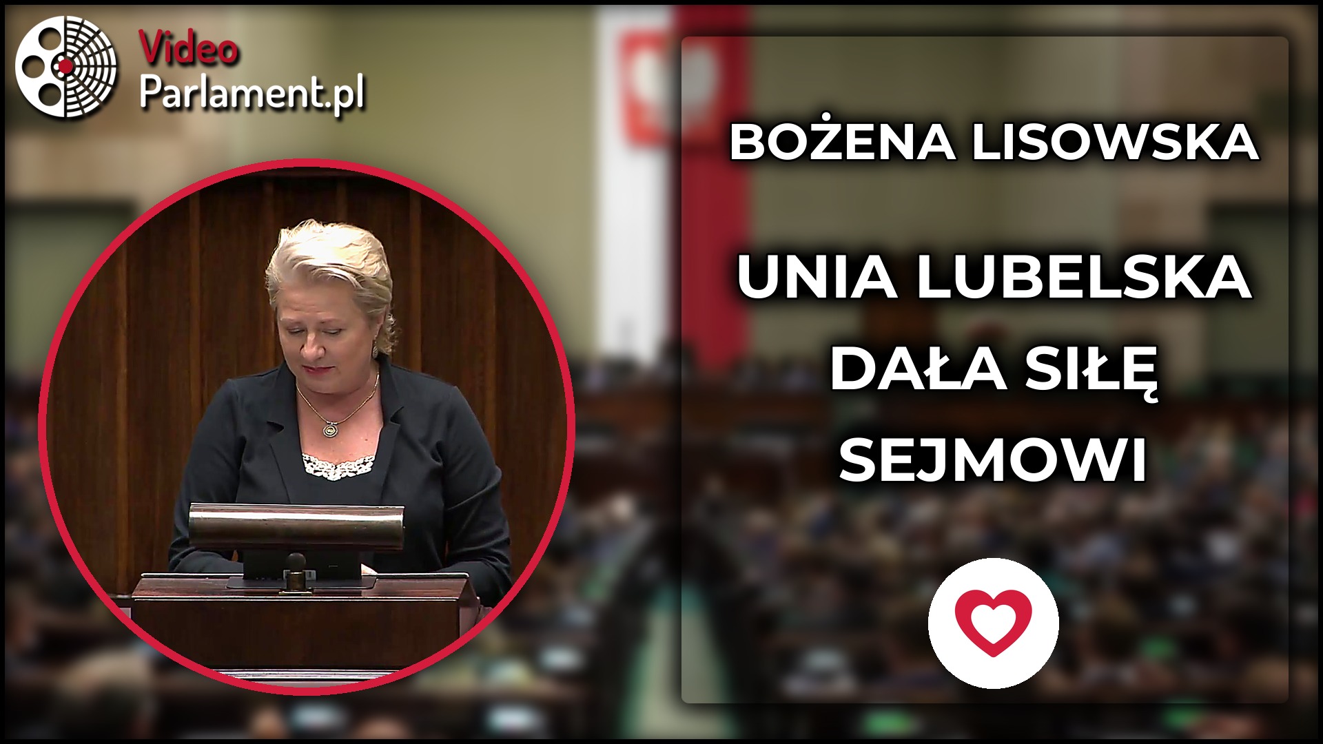 Bożena Lisowska o Dniu Sejmu Polskiego i Unii Lubelskiej