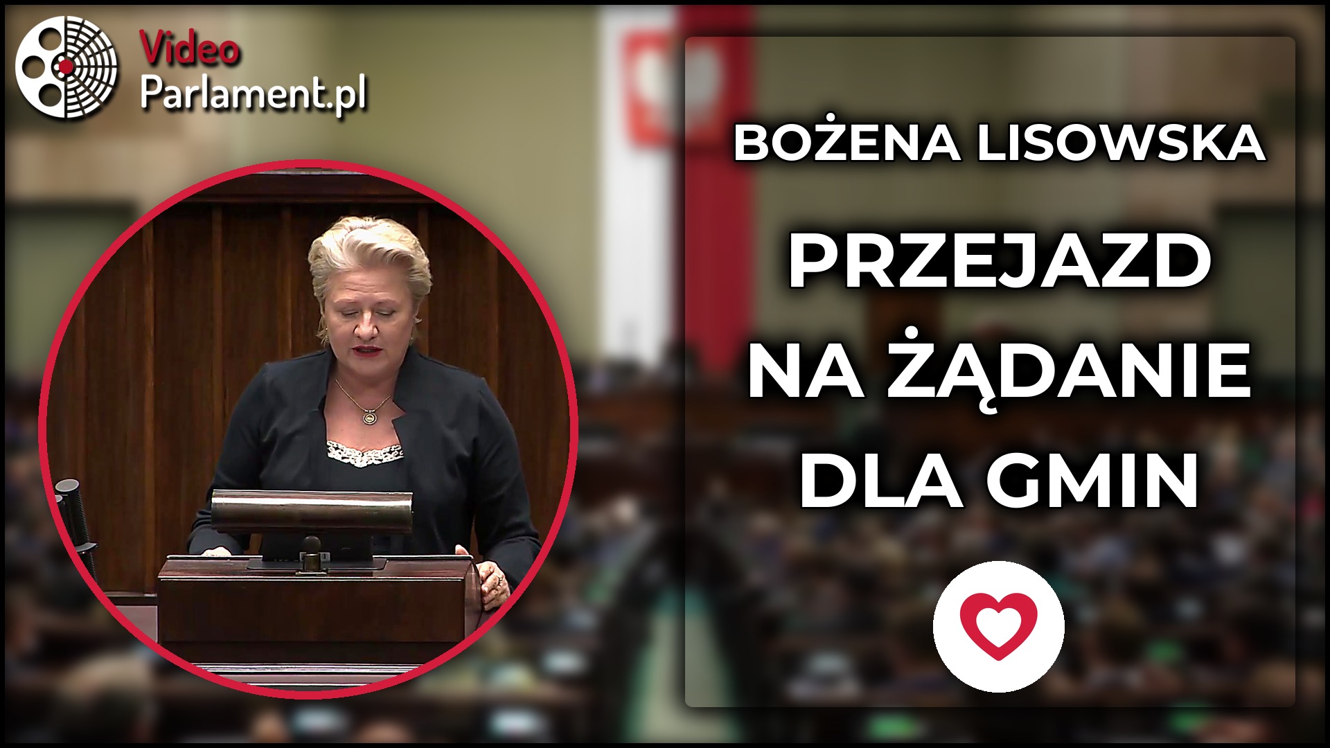 Bożena Lisowska pyta o przejazd na żądanie