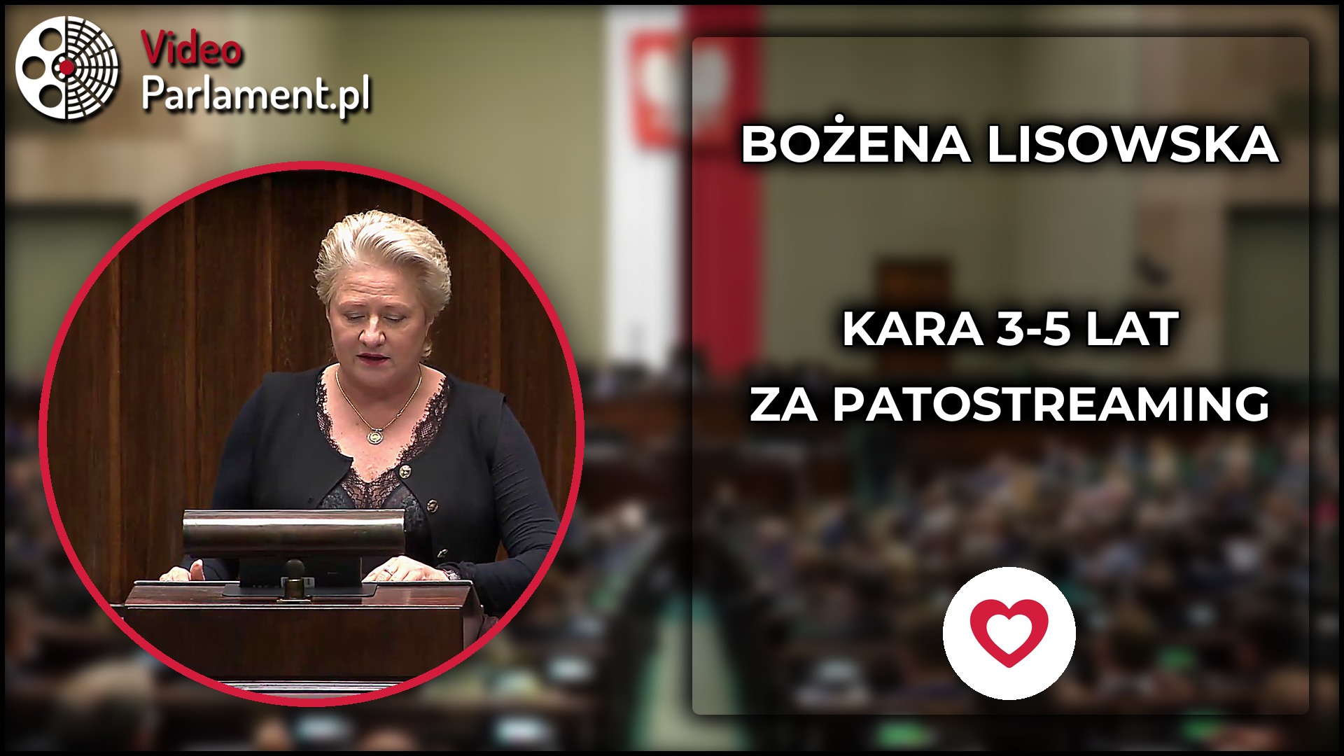 Bożena Lisowska: Poparcie dla karania patostreamingu