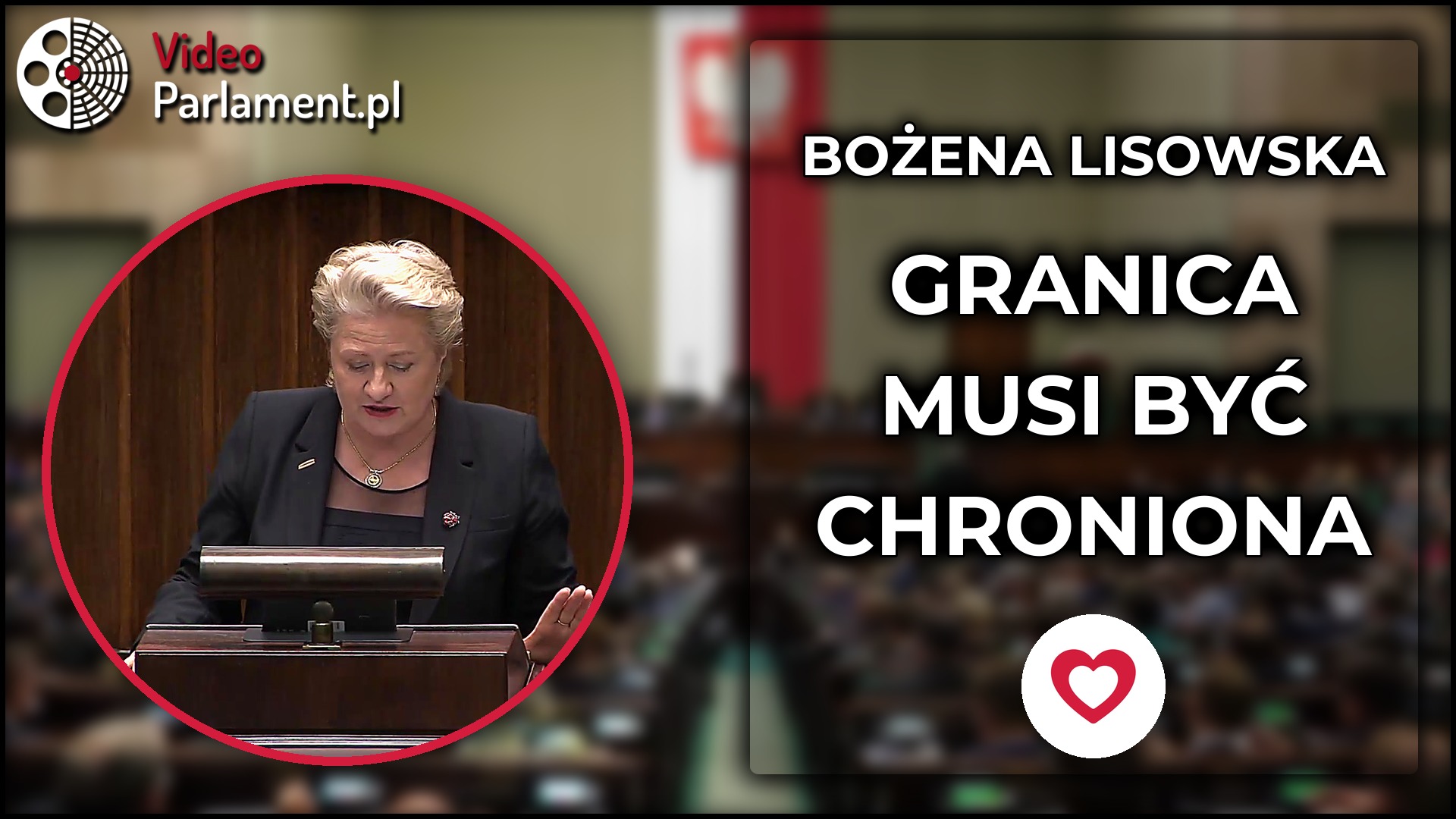 Bożena Lisowska: Poparcie dla ograniczeń na granicy
