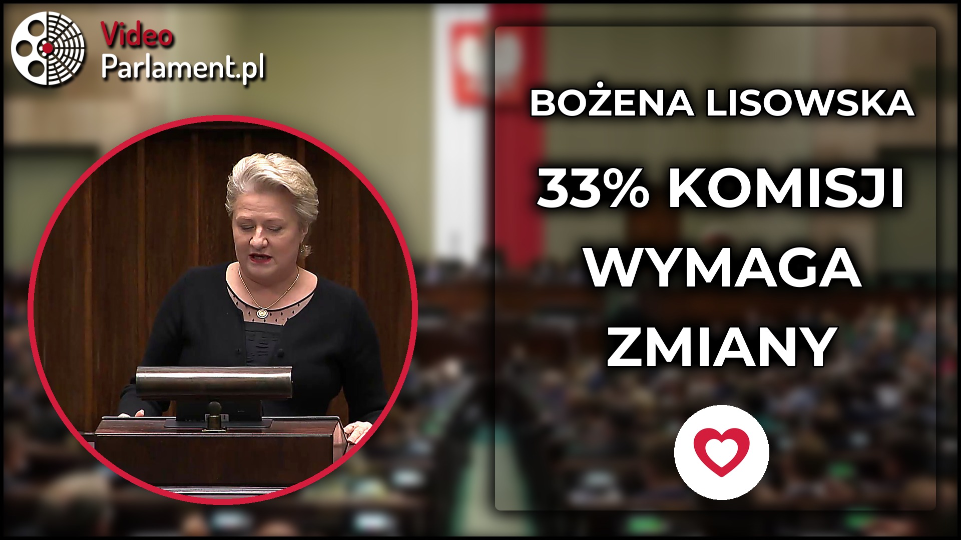 Bożena Lisowska - 33% komisji z rozbieżnościami, apel o zmianę
