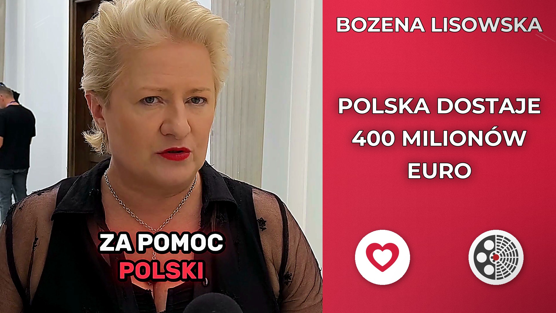 Bożena Lisowska: Polska otrzyma 400 mln euro za broń