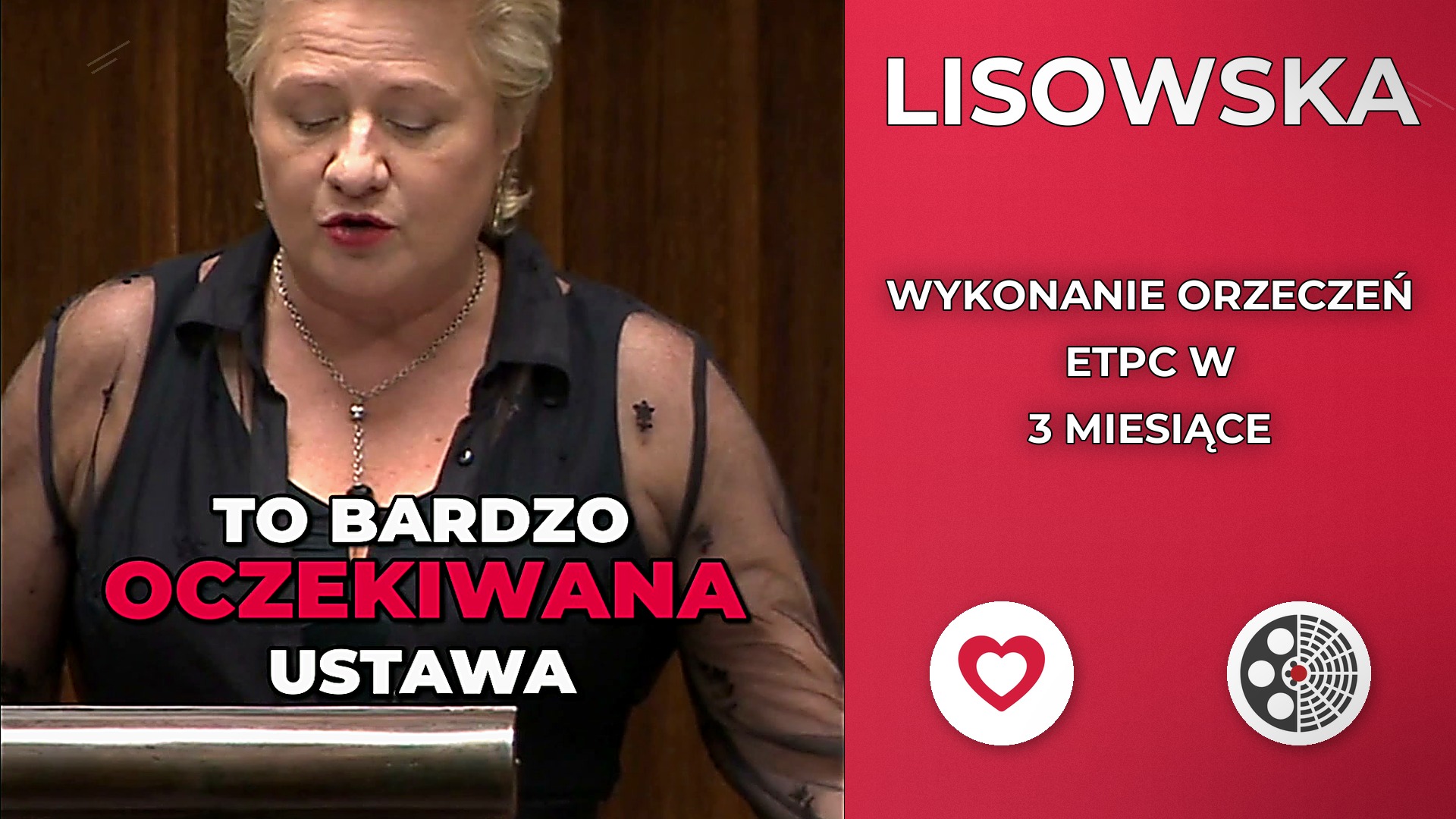Bożena Lisowska pyta o wykonanie orzeczeń ETPC