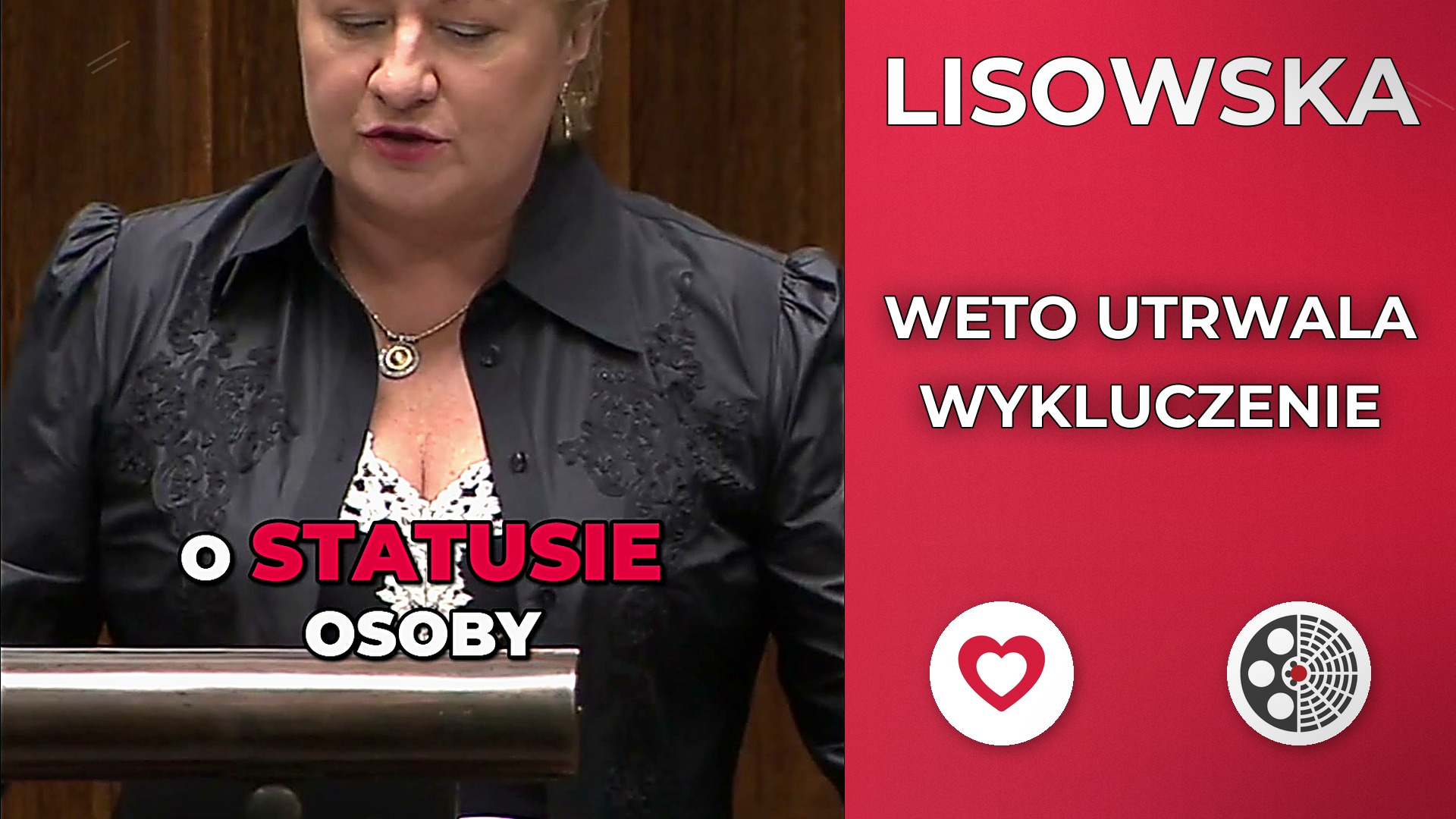Bożena Lisowska ostro o wecie prezydenta Nawrockiego