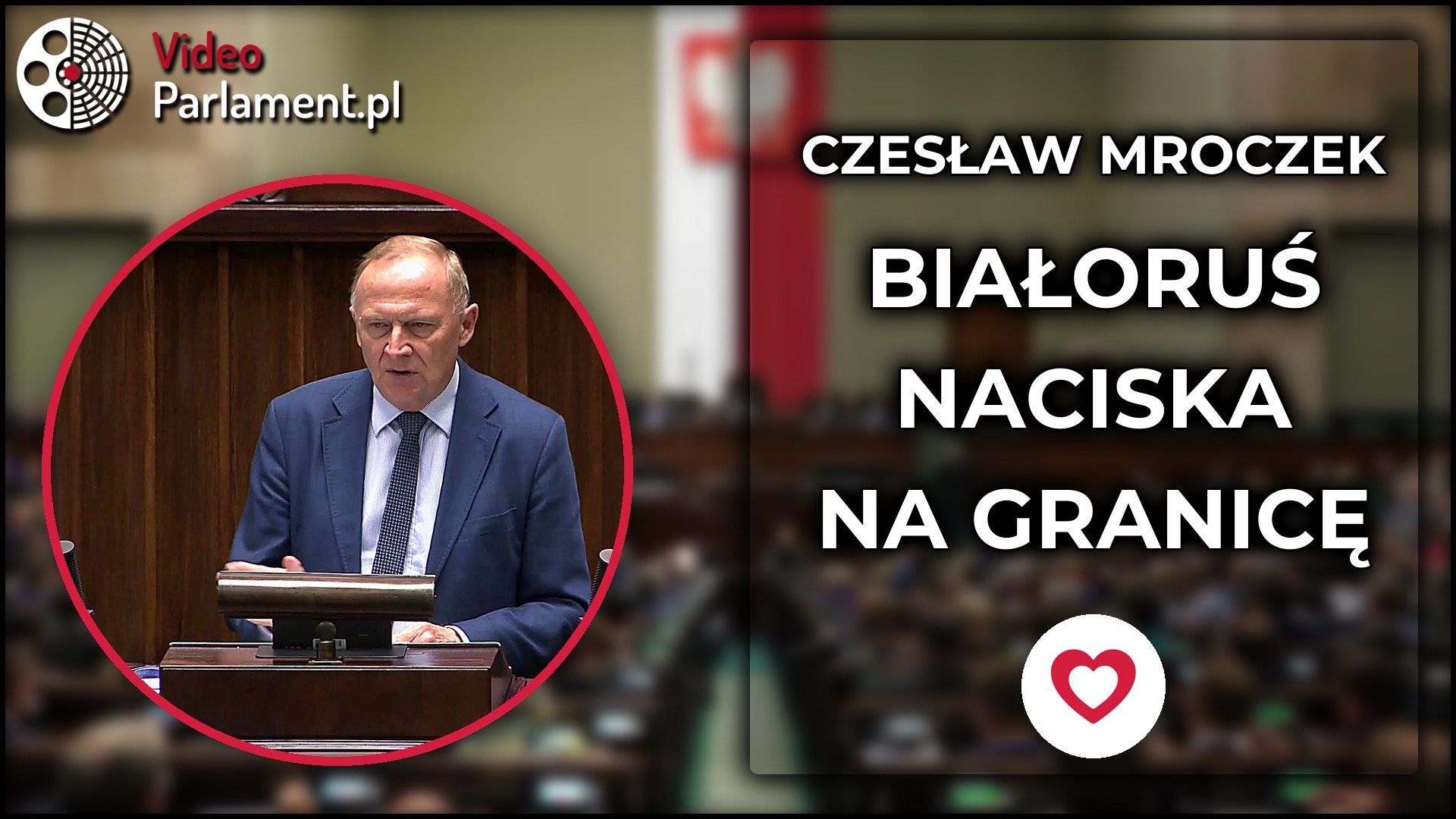 Czesław Mroczek: chce przedłużenia ograniczeń na granicy z Białorusią