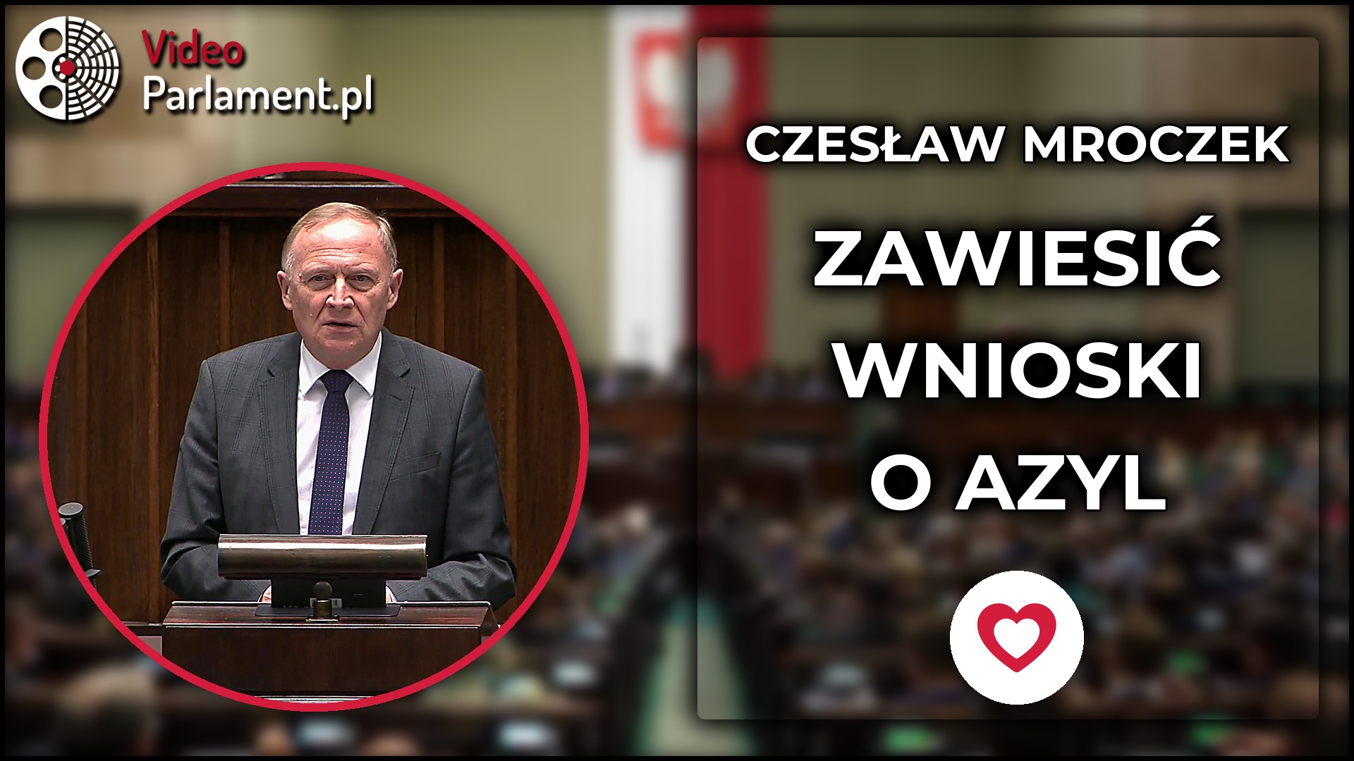 Czesław Mroczek: Za przedłużeniem zawieszenia wniosków o ochronę