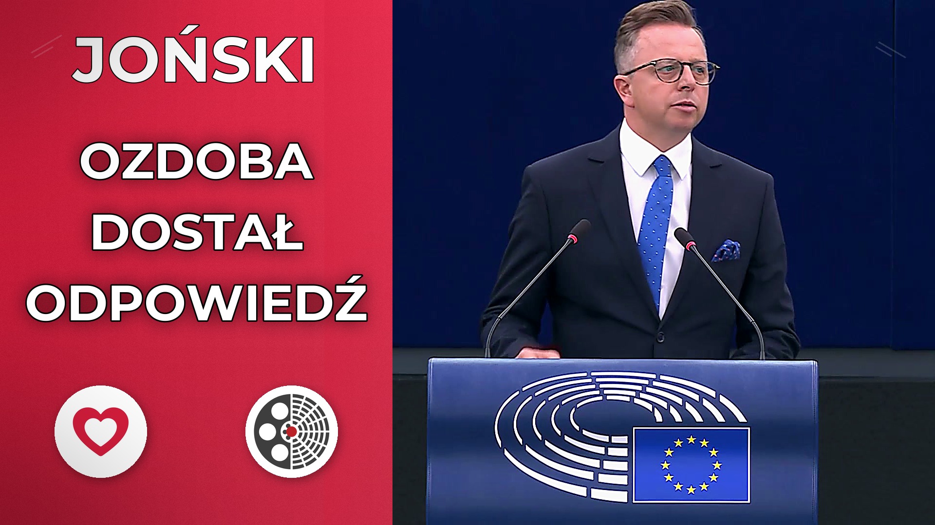 Dariusz Joński uderza w Ozdobę w PE