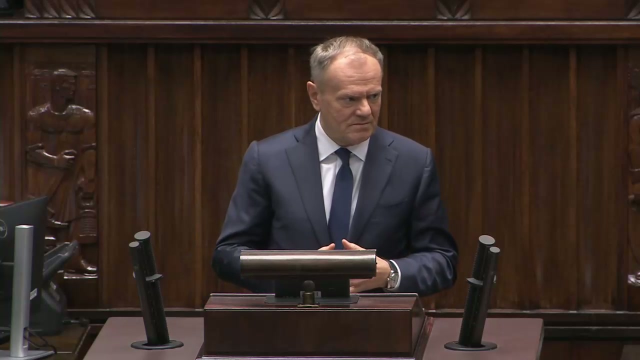 Donald Tusk - MOCNE wystąpienie ws. ustawy o rynku kryptoaktywów [weto Prezydenta]