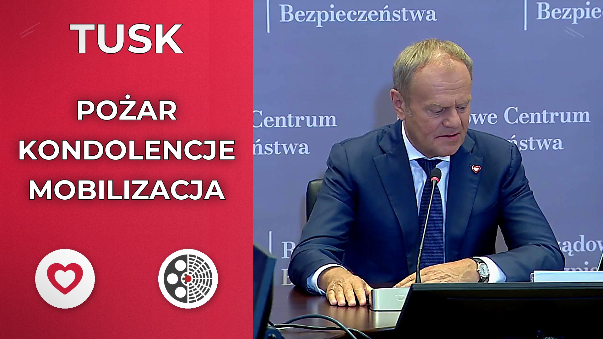 Wypowiedź Premiera Donalda Tuska podczas odprawy w Rządowym Centrum Bezpieczeństwa