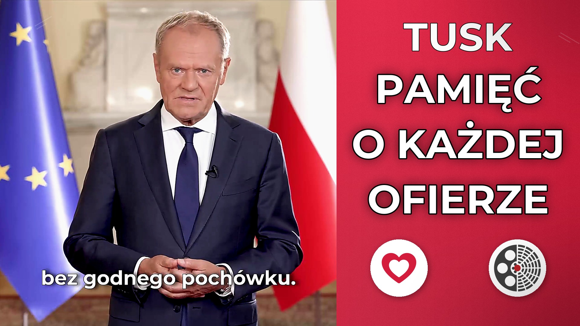 Donald Tusk: Pamięć nie może być sługą nienawiści.