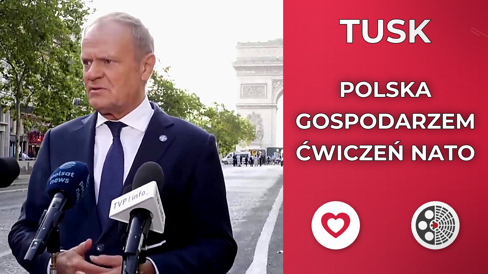 Konferencja prasowa Premiera Donalda Tuska w Paryżu