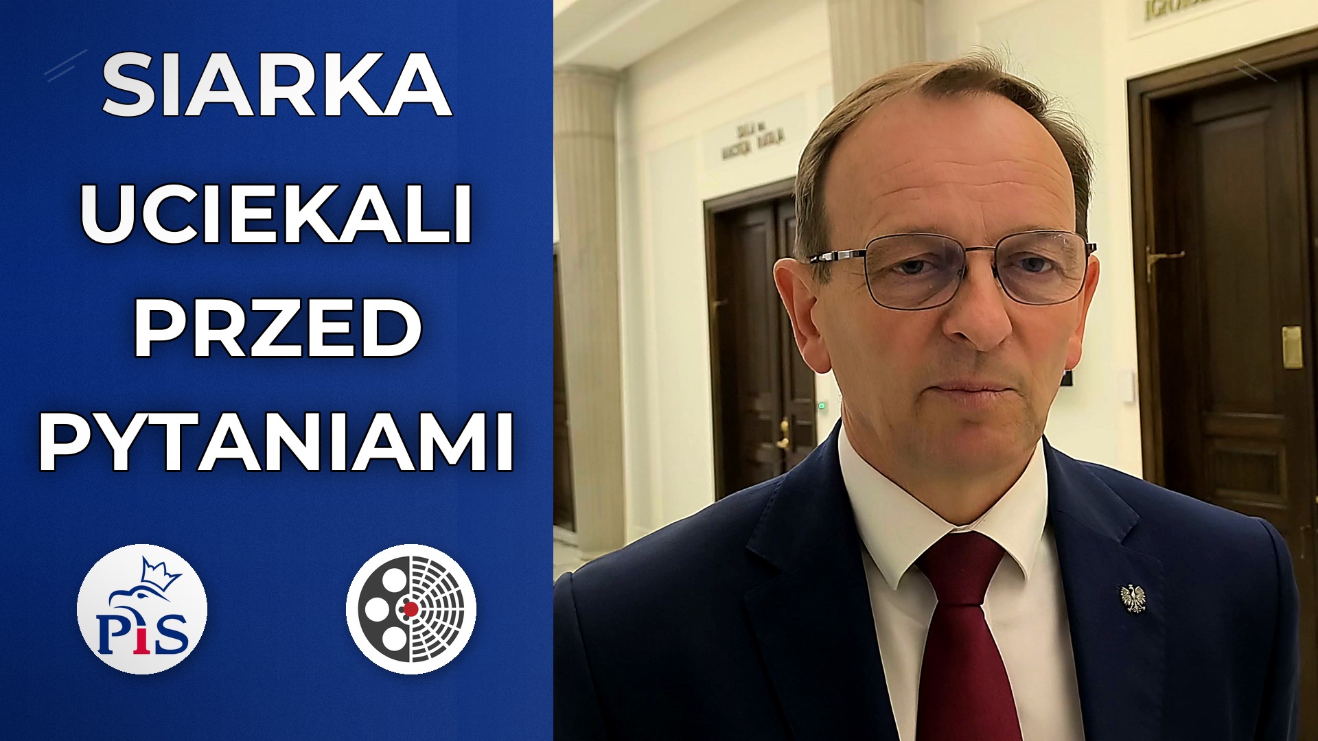 Edward Siarka o ucieczce KO przed pytaniami