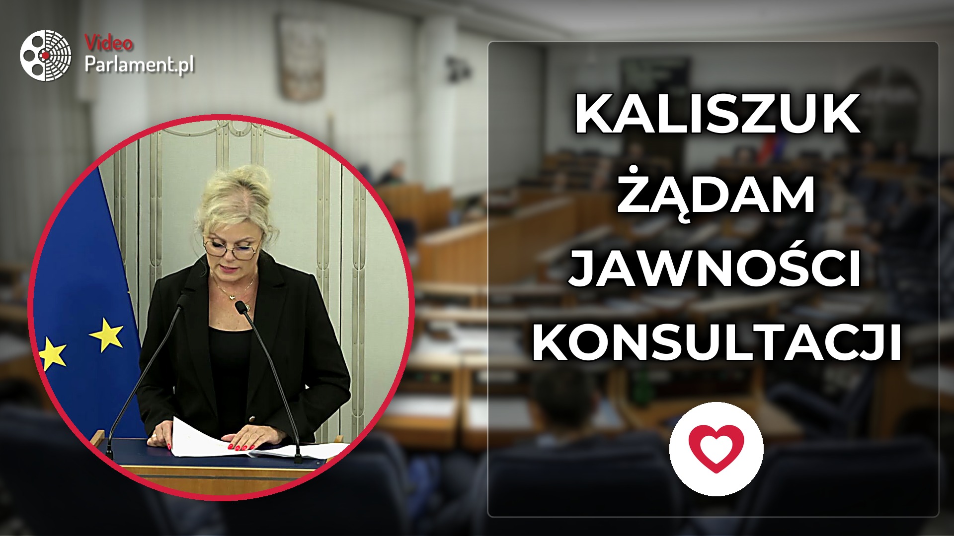 Ewa Kaliszuk - Żąda jawności konsultacji ws. UD80