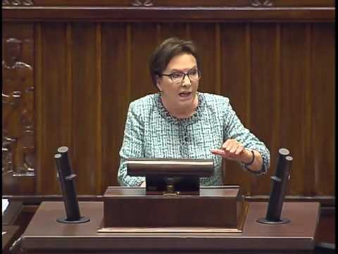 Ewa Kopacz krytykuje prowadzącego obrady i wnioskuje zmianę