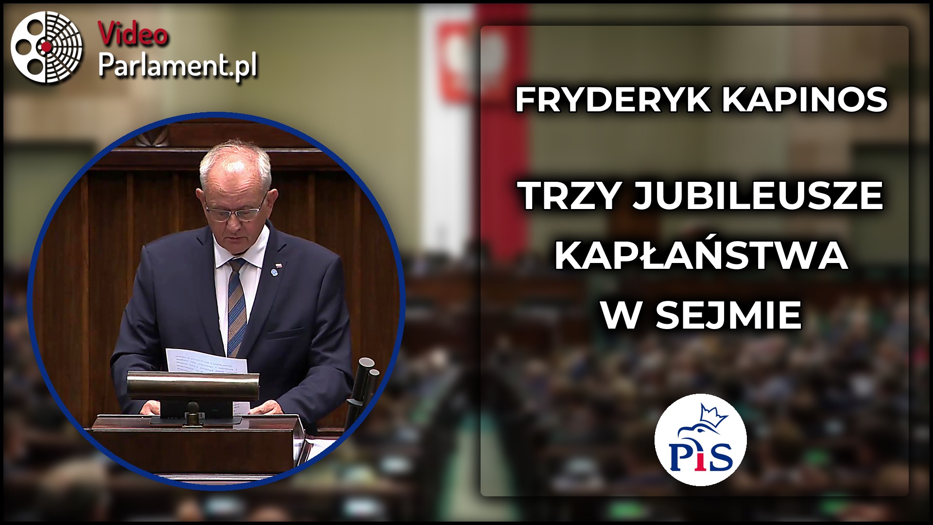 Fryderyk Kapinos gratuluje kapłanom trzech jubileuszy