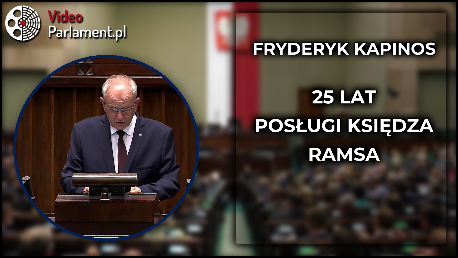Fryderyk Kapinos o jubileuszu księdza Andrzeja Ramsa