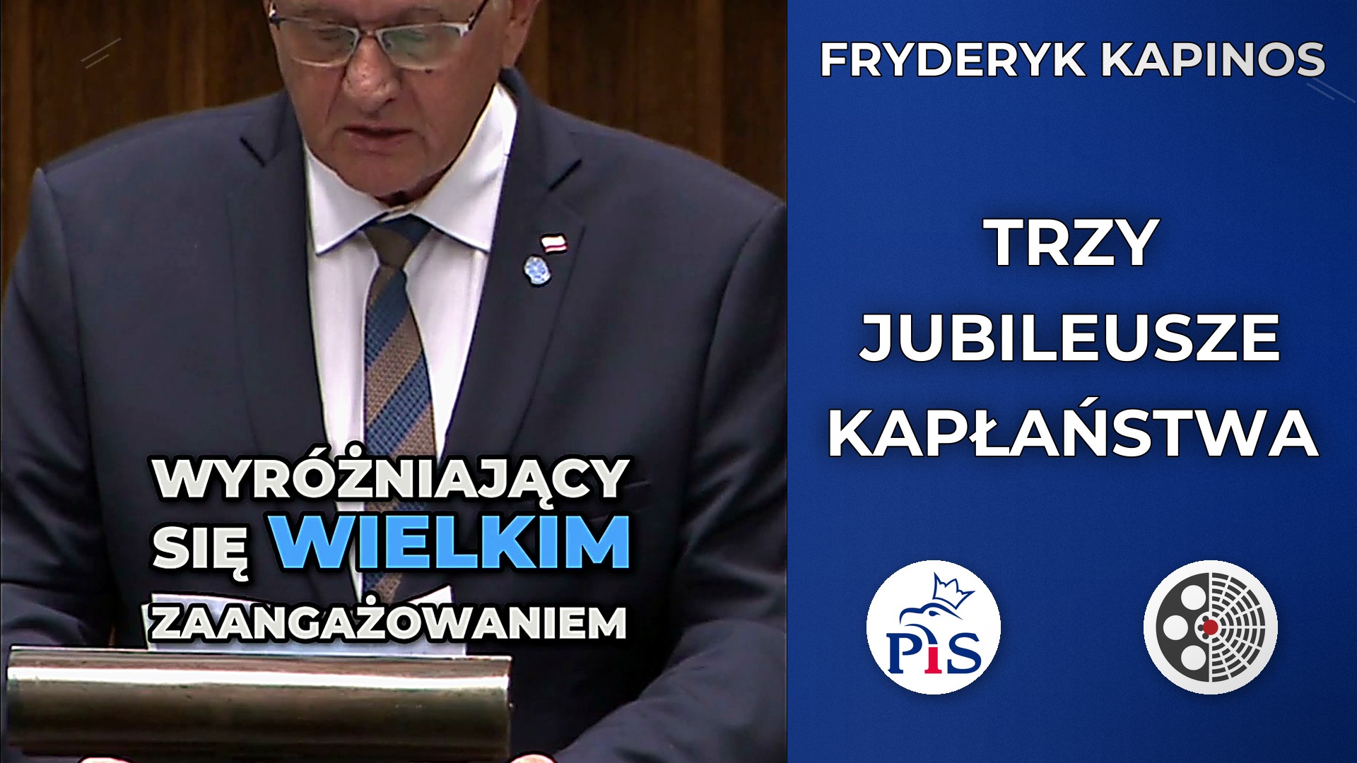 Fryderyk Kapinos o Uroczystościach Trzech Jubileuszy Kapłaństwa
