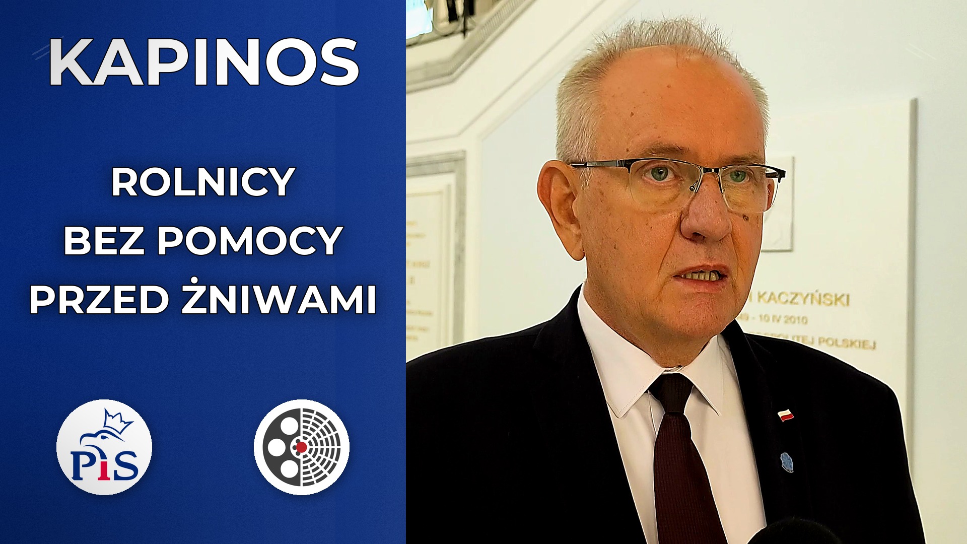 Fryderyk Kapinos: dramatyczna sytuacja polskich rolników