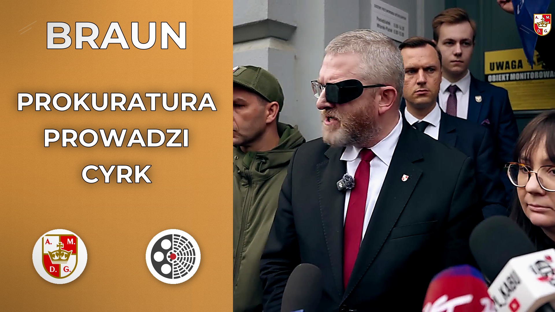 Grzegorz Braun: Prokuratura we Wrocławiu prowadzi cyrk