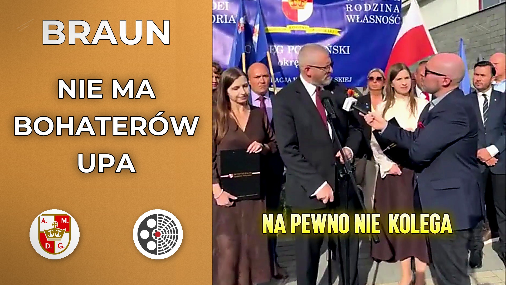 Grzegorz Braun o pomniku UPA i roli posła