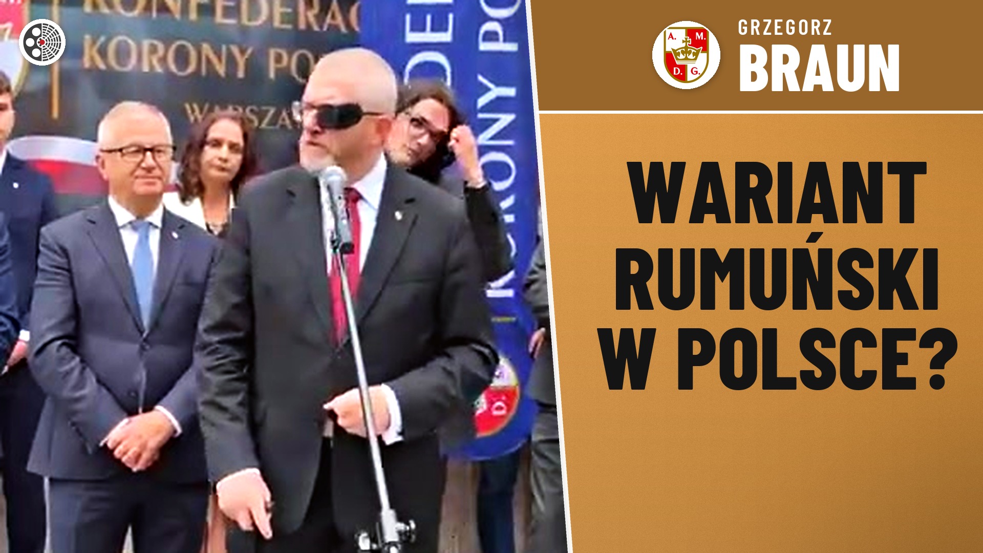 Grzegorz Braun ostrzega przed „wariantem rumuńskim” w Polsce