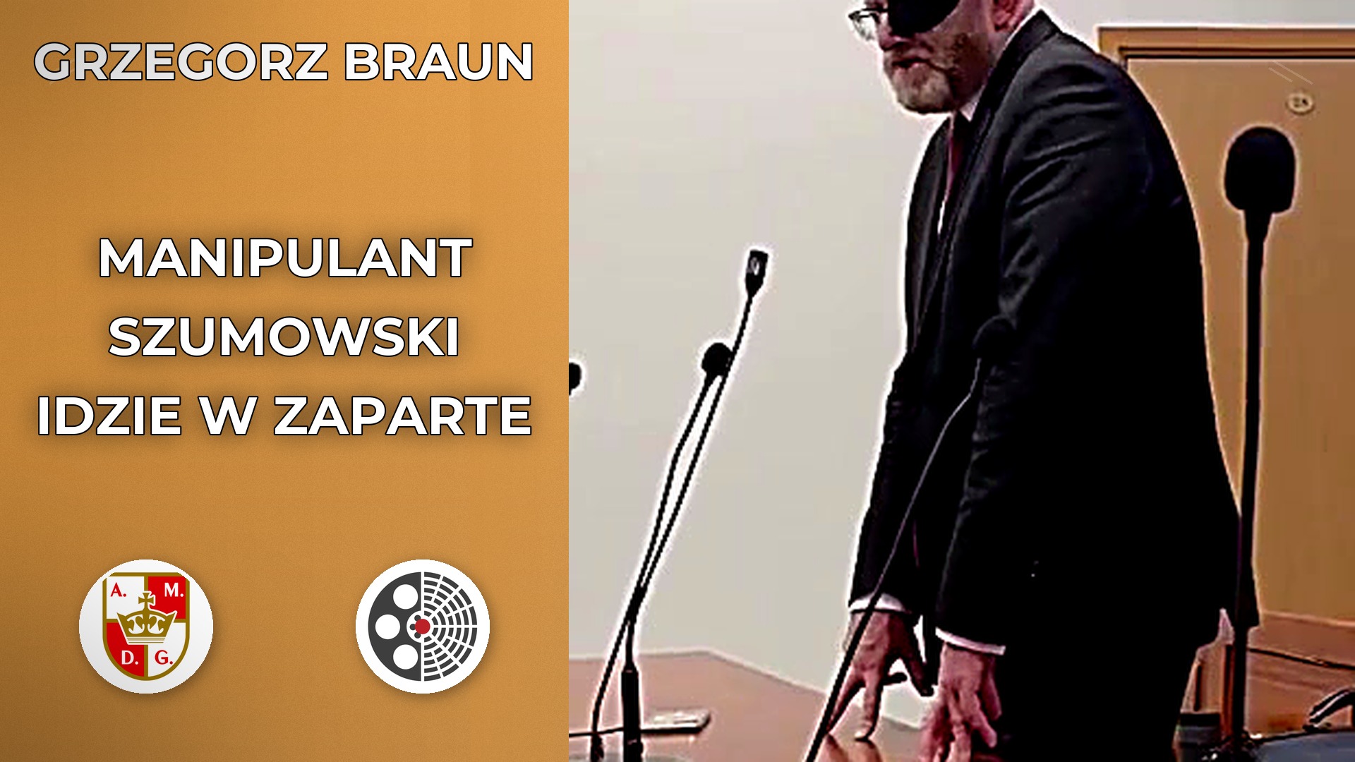 Grzegorz Braun: „reżim covidowy”, Szumowski gwałcił Konstytucję