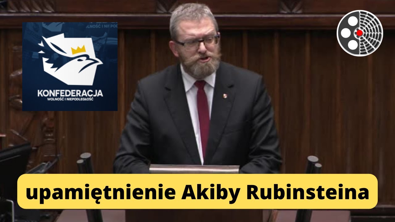 Grzegorz Braun: Apel przeciw eutanazji w hołdzie Akibie Rubinsteinowi